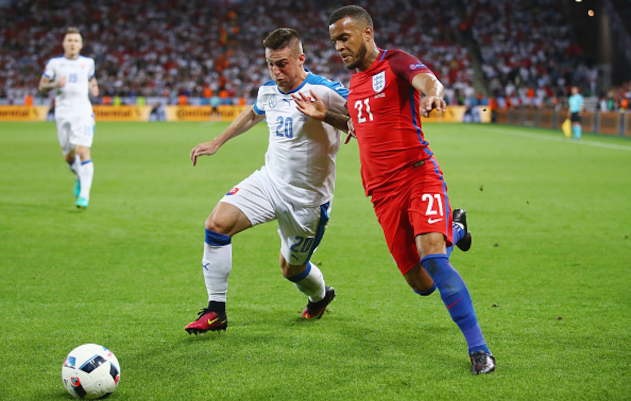 Ryan Bertrand did an adequate job against Slovakia.