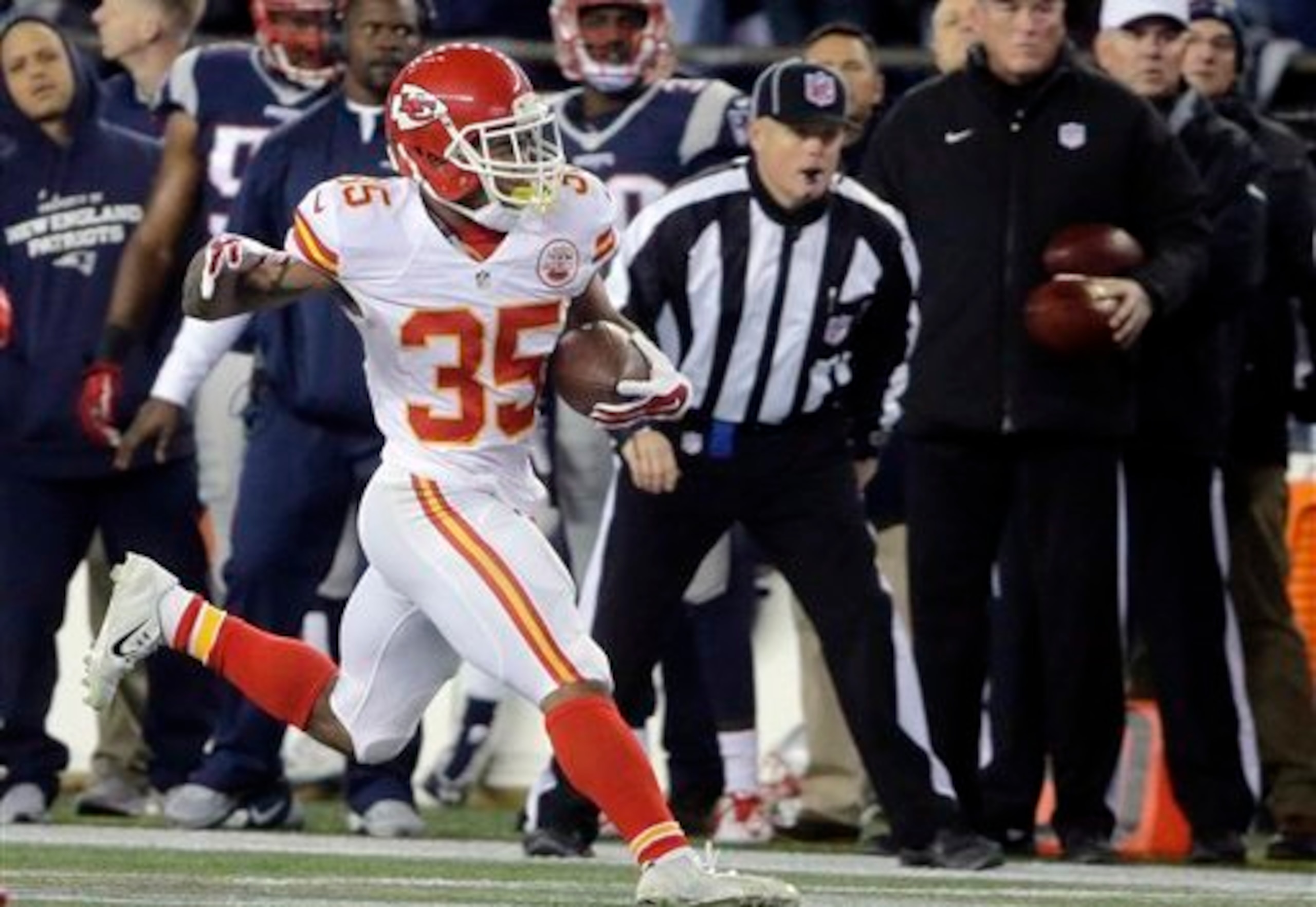 Chiefs running back Charcandrick West ended up making nine starts in 2015.