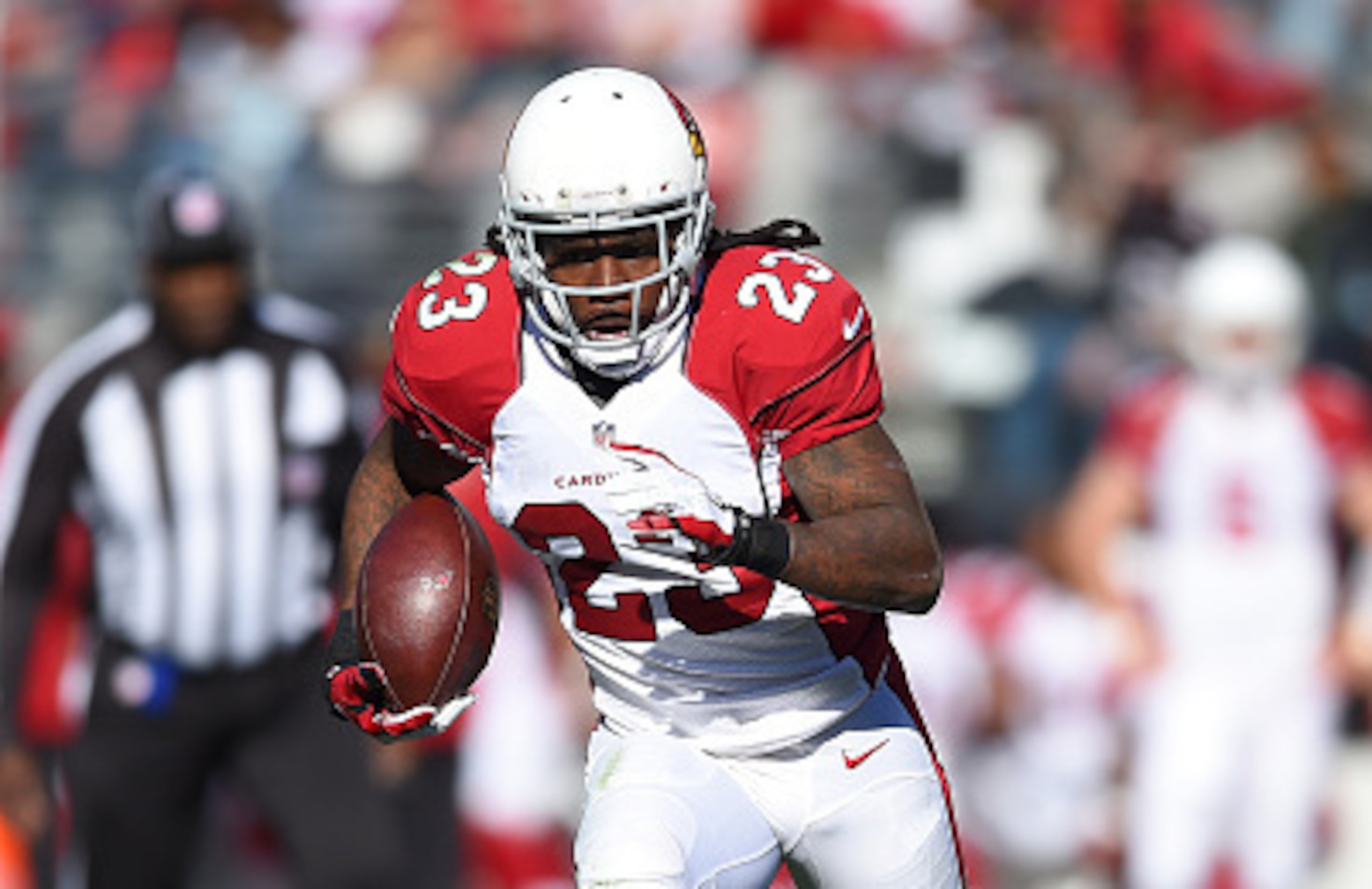Chris Johnson has averaged 4.5 yards per carry in his career.