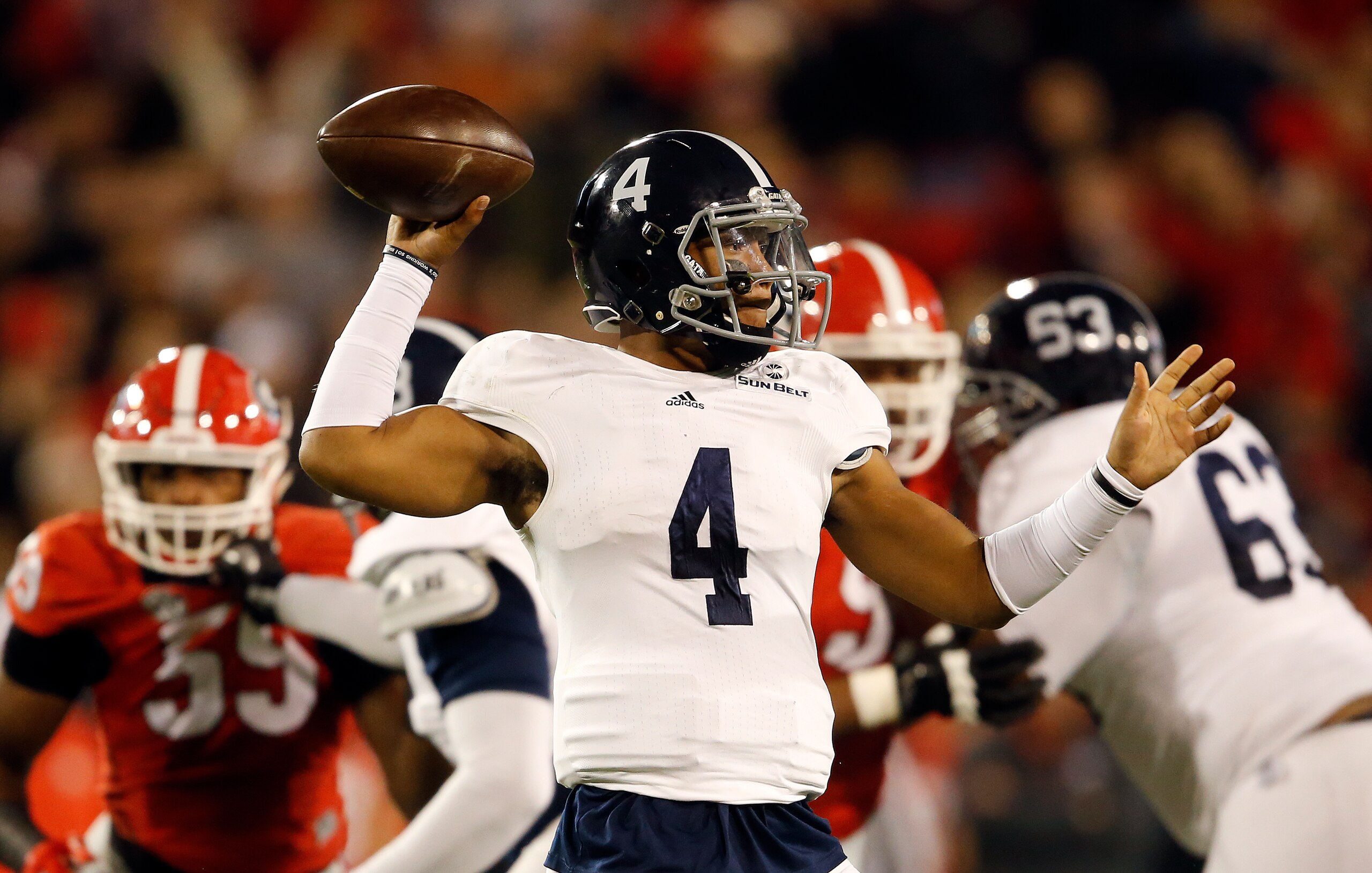 Kevin Ellison needs to add more balance to Georgia Southern's offense.