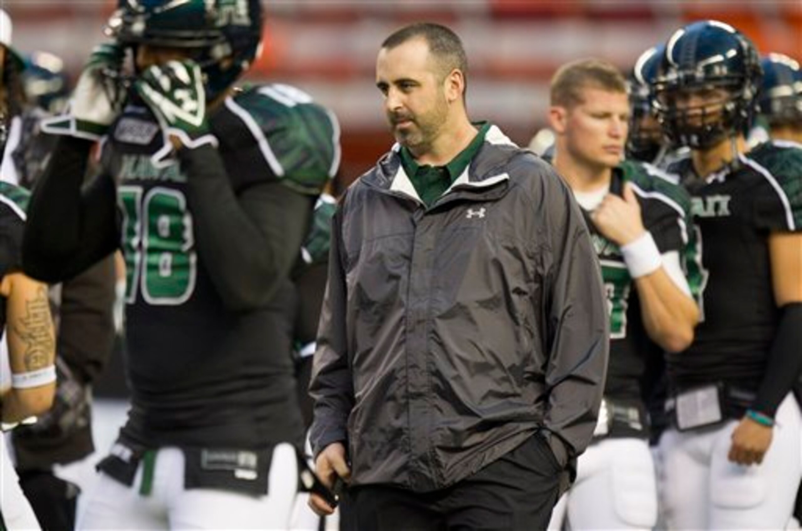 Nick Rolovich has some work ahead of him at Hawaii.
