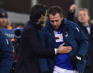Montella used Cassano as a false nine at Sampdoria.