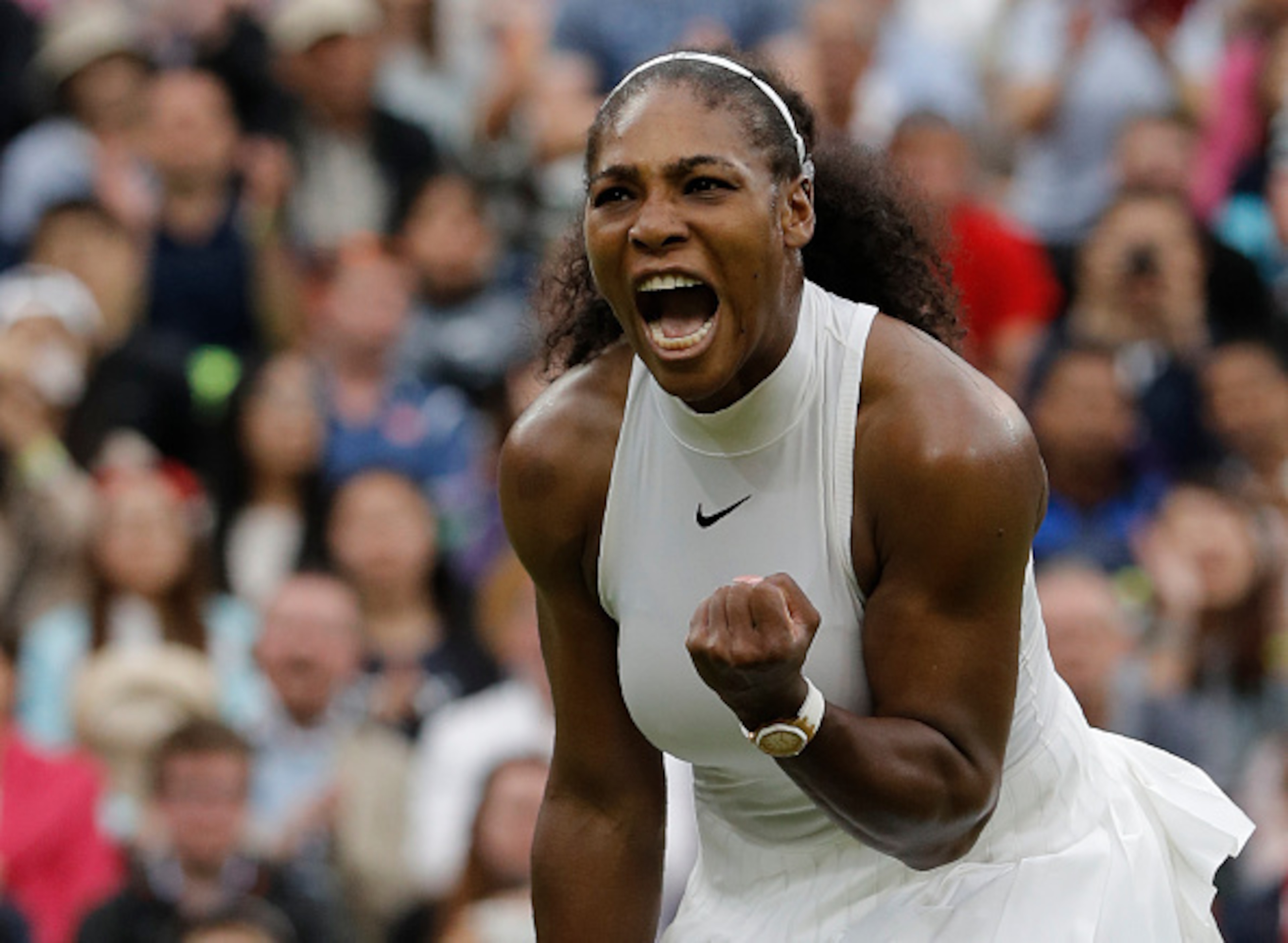 Williams will look to overpower Vesnina in their semifinal matchup. Williams will look to overpower Vesnina in their semifinal matchup.