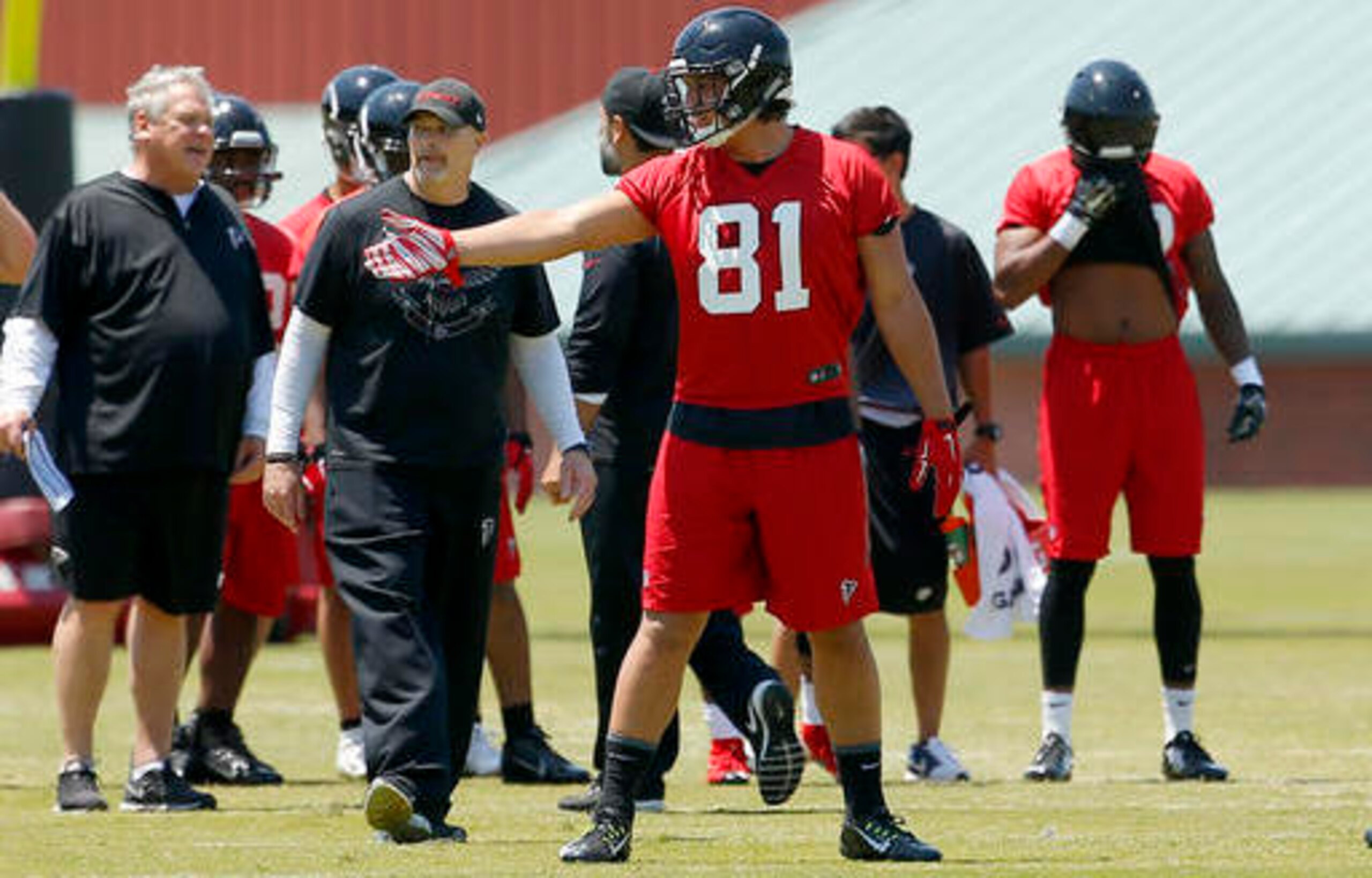 Rookie Austin Hooper could have an early impact in Atlanta's passing game.