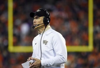 Dave Clawson has had a tough go of it as Wake Forest's head coach. Dave Clawson has had a tough go of it as Wake Forest's head coach.
