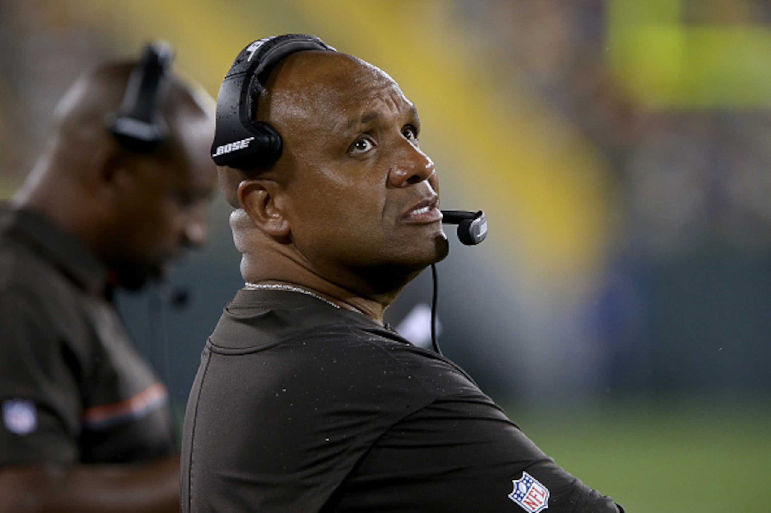 Head coach Hue Jackson Head coach Hue Jackson