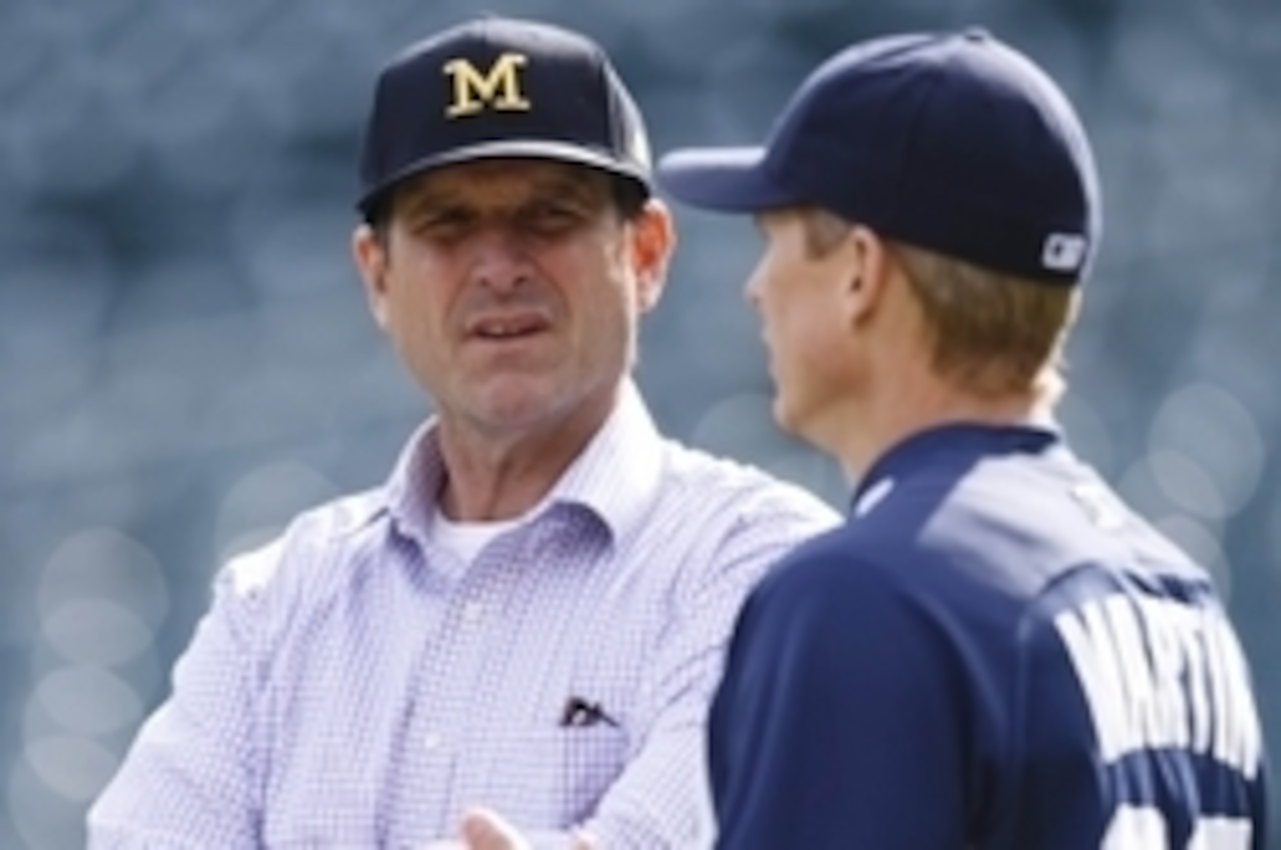 Michigan head coach Jim Harbaugh