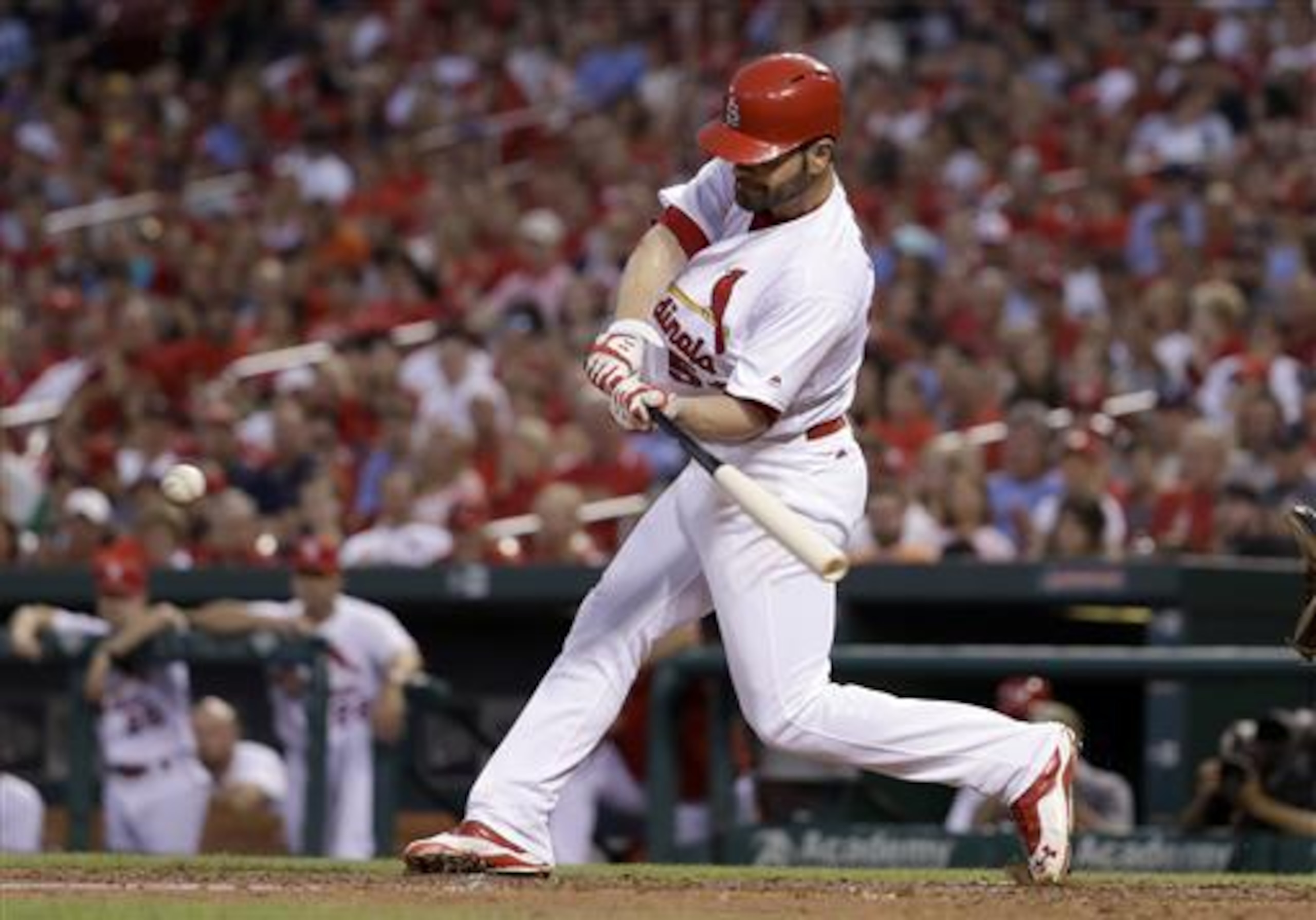 Randal Grichuk returns to the majors with Matt Carpenter on the disabled list. Randal Grichuk returns to the majors with Matt Carpenter on the disabled list.