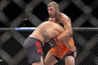 Cory Hendricks (right) and Josh Stansbury competed on the FS1 undercard.