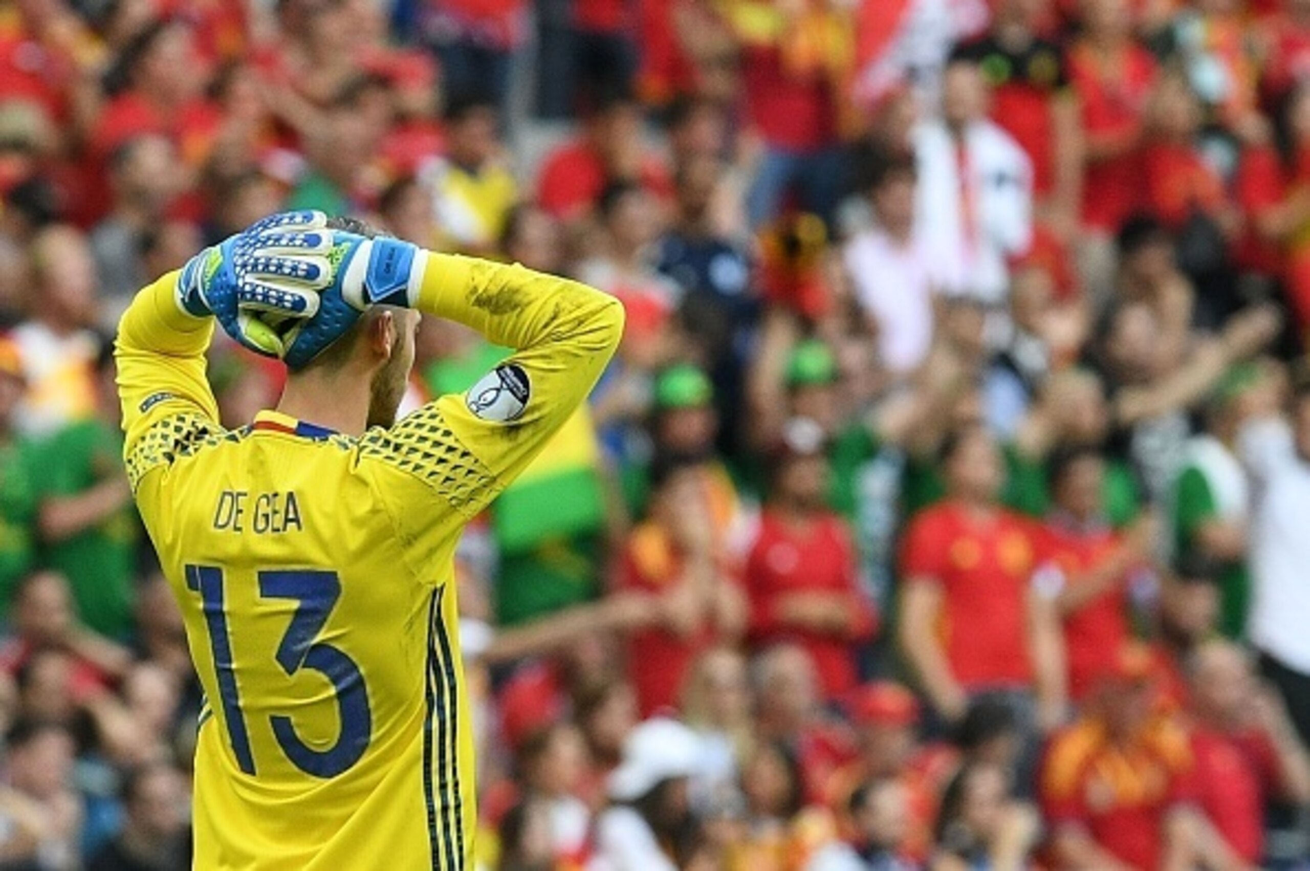 A disappointing tournament for De Gea and Spain. A disappointing tournament for De Gea and Spain.