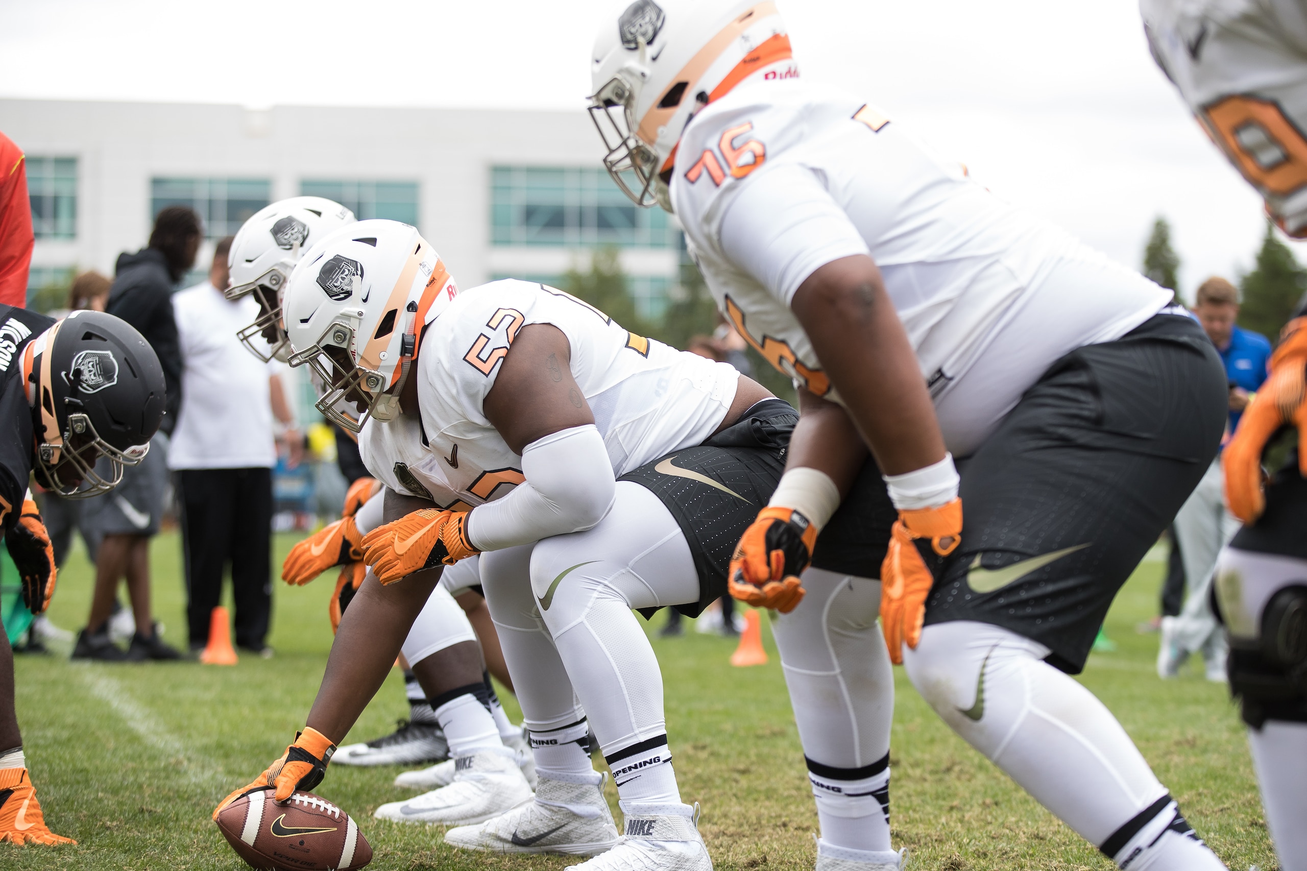 The 2017 class of offensive linemen, from top to bottom, may be one of the best in years from a recruiting standpoint. This group dominated opponents at The Opening.