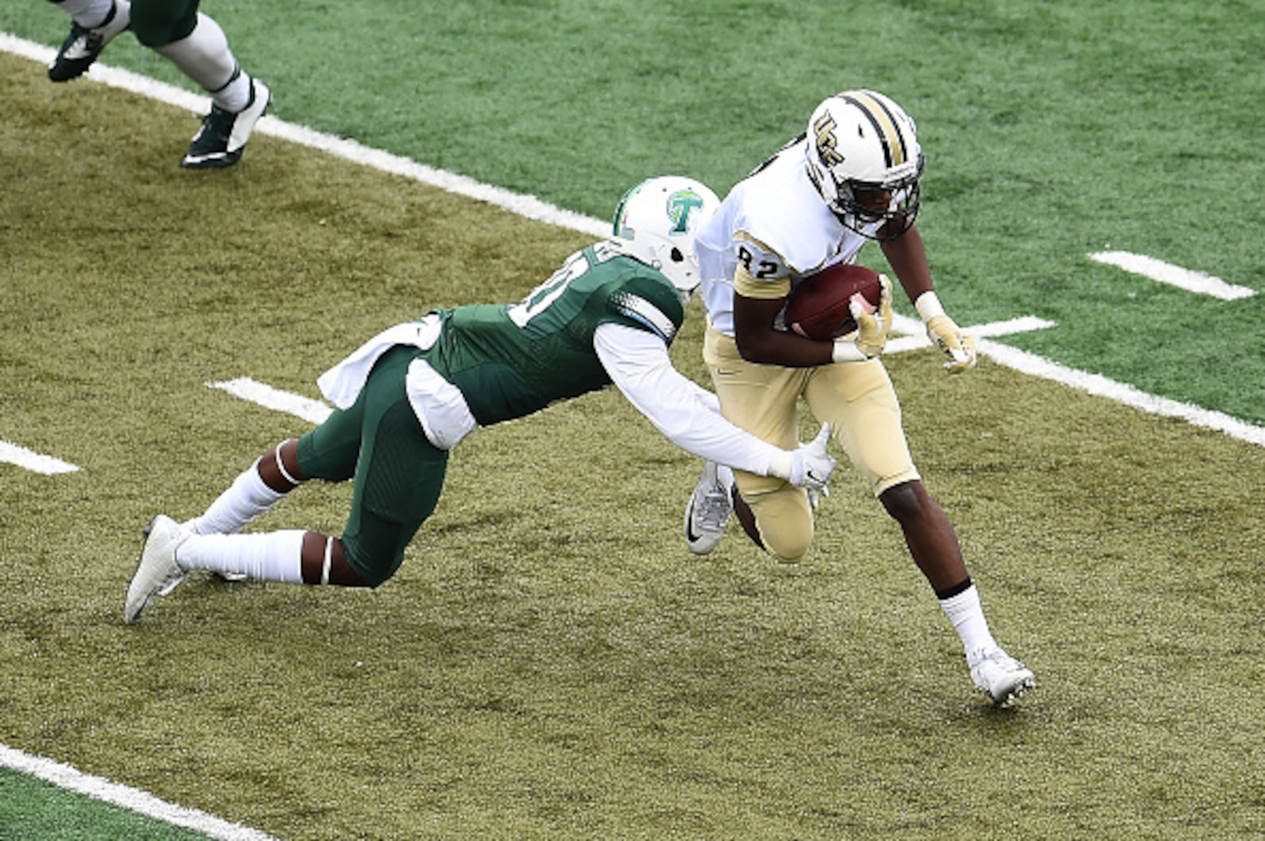 Nico Marley plays bigger than his size for Tulane's defense.