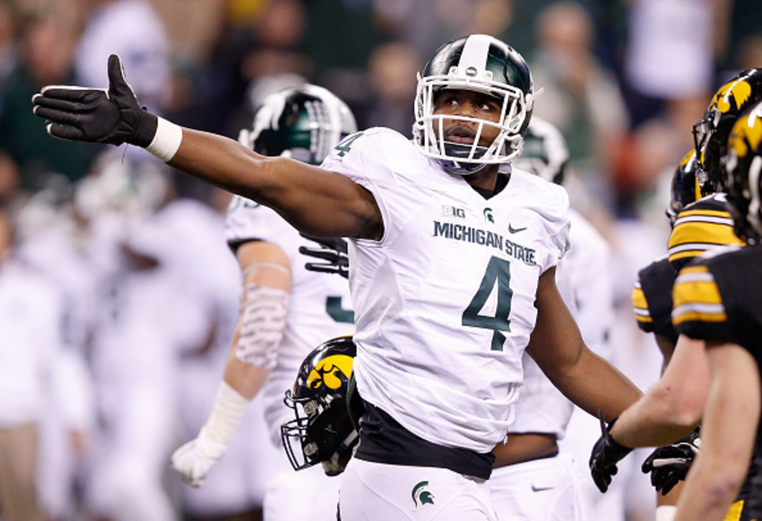Michigan State DL Malik McDowell Michigan State DL Malik McDowell