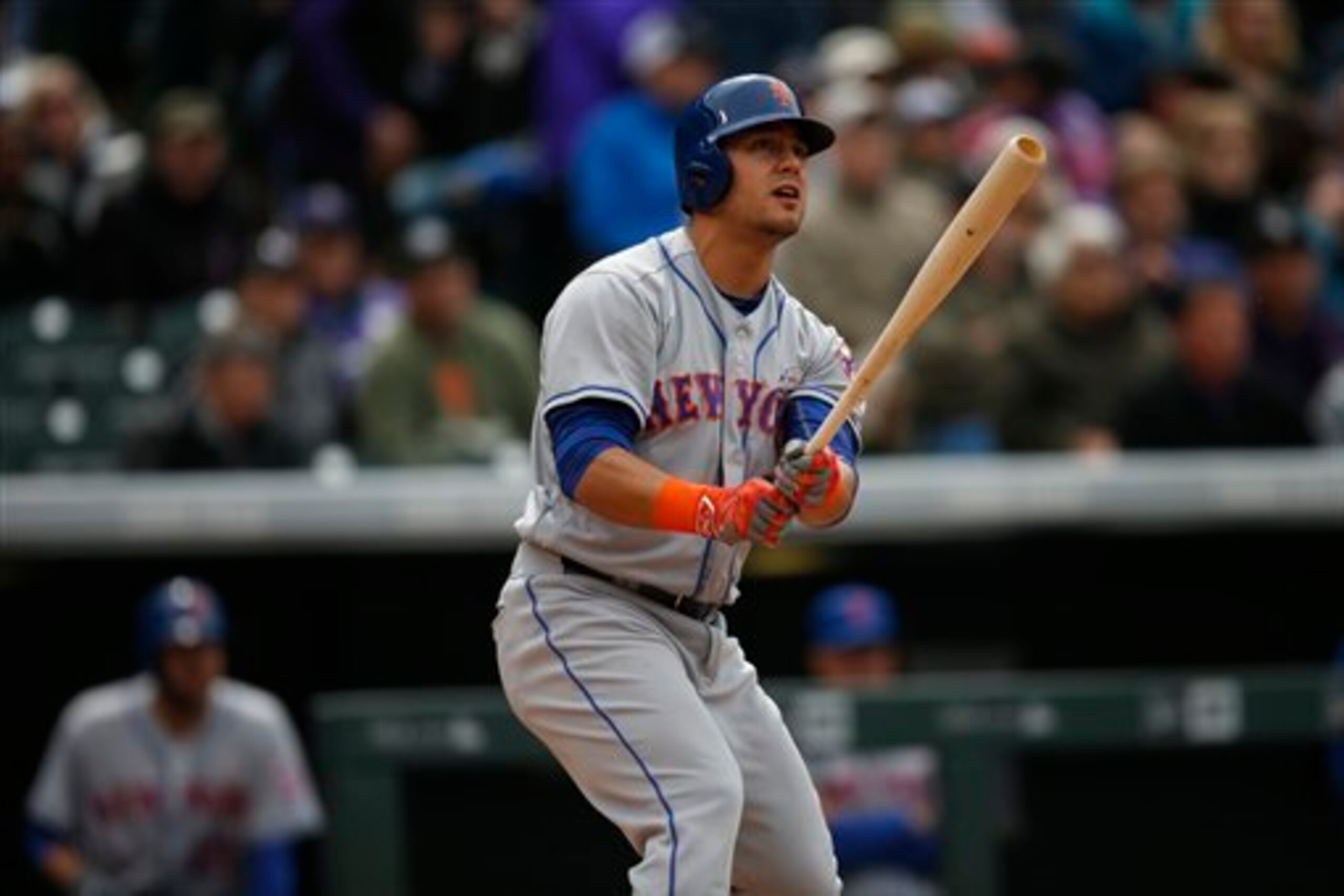 The New York Mets recalled outfielder Michael Conforto from Triple-A on Sunday.