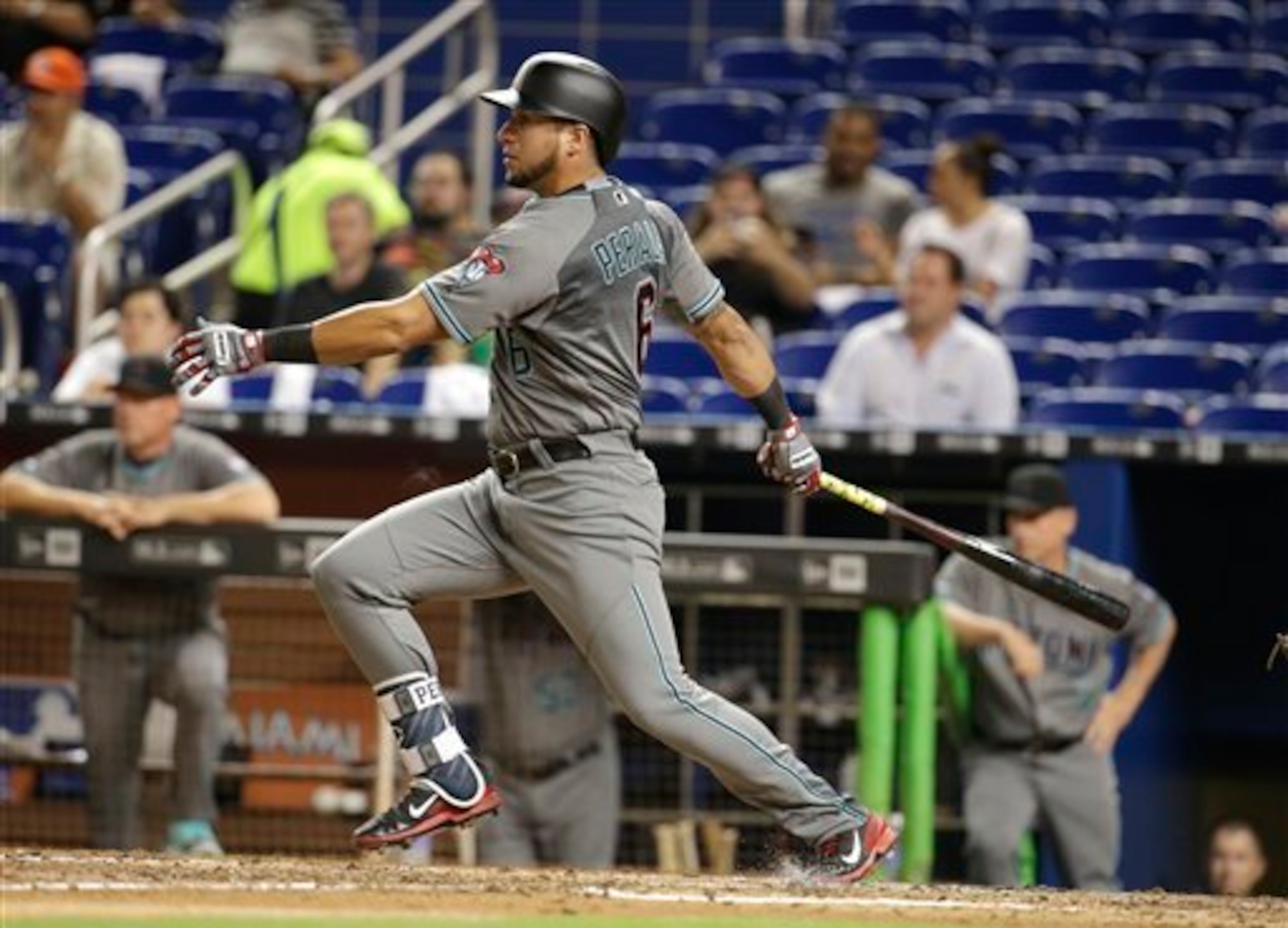 David Peralta is rehabbing in Double-A for the Arizona Diamondbacks.