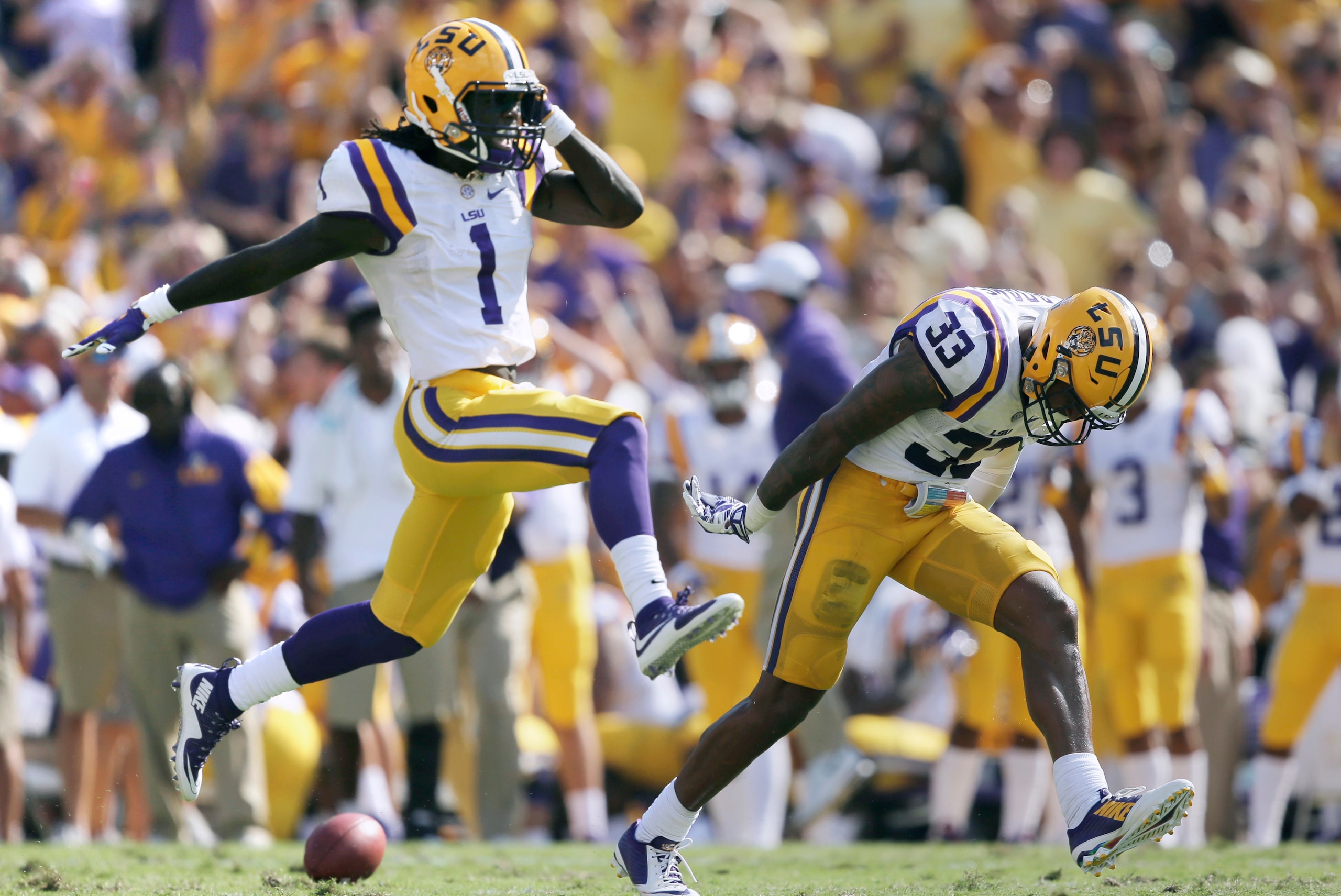 LSU CB Donte Jackson and S Jamal Adams