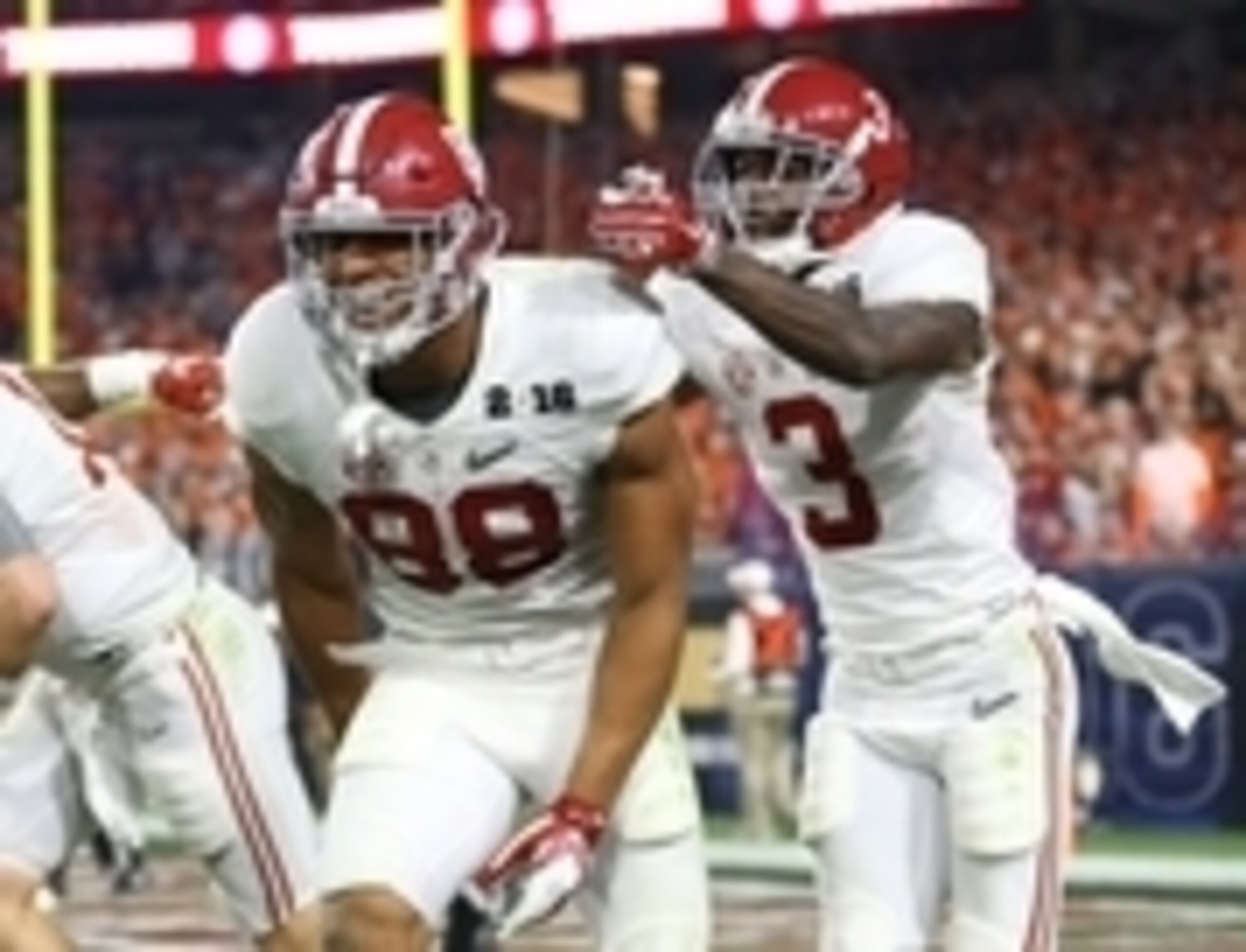 Alabama TE O.J. Howard and WR Calvin Ridley