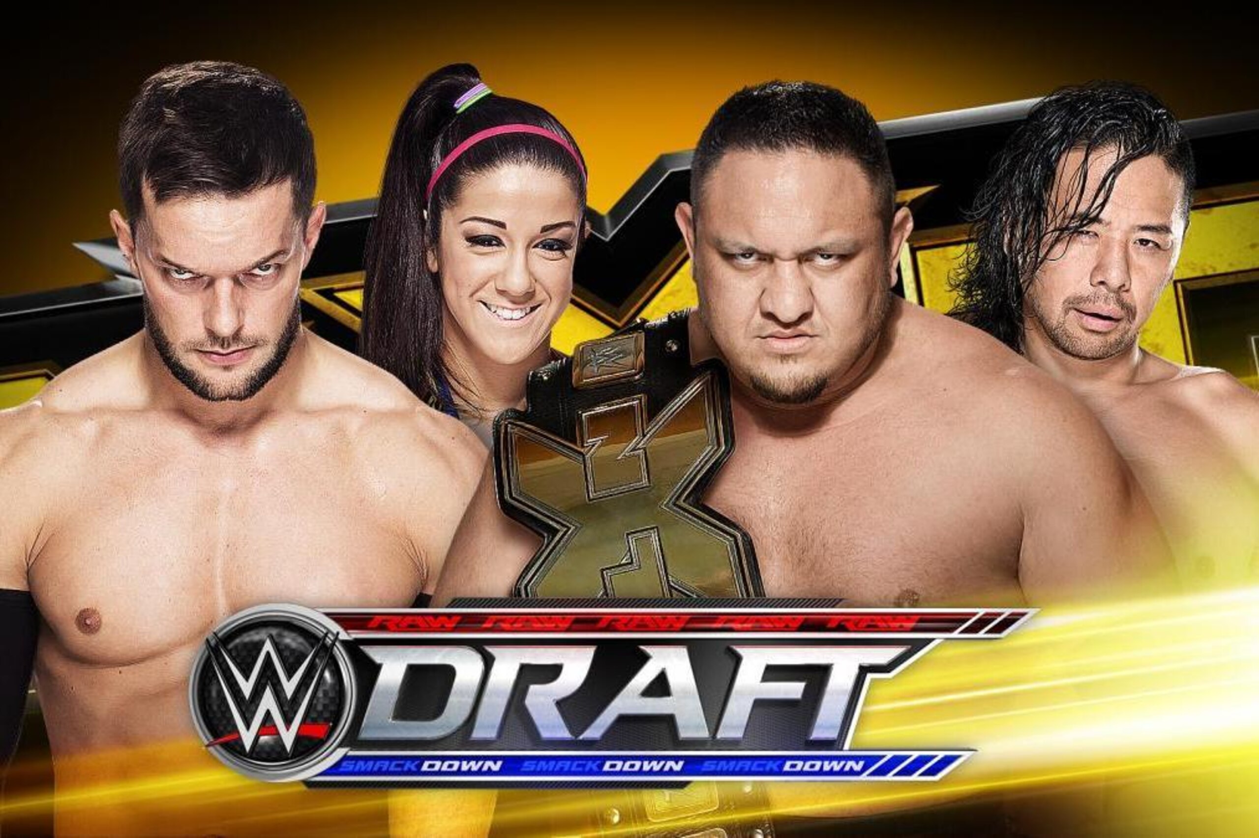 Six NXT Superstars will be part of the 2016 WWE draft, which airs Tuesday on the inaugural live SmackDown on the USA Network.