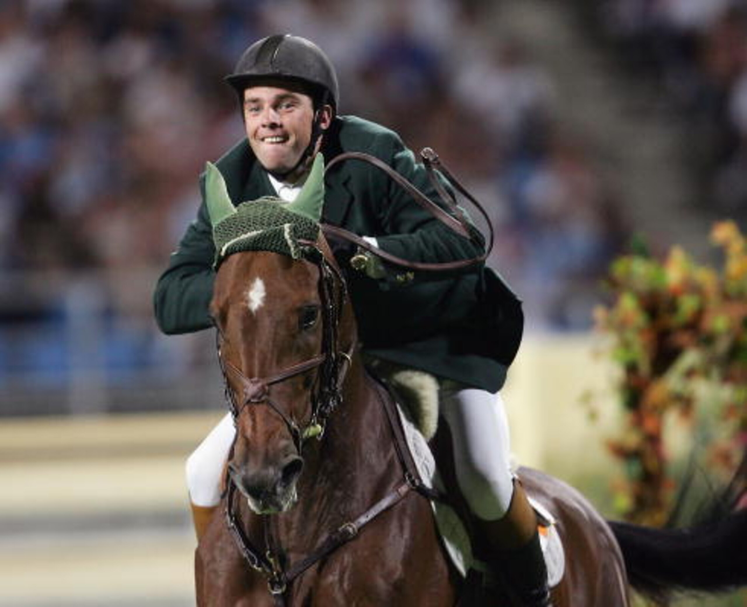Yes, horses are tested, too, which is why Cian O'Connor is no longer the 2004 Olympic champion.