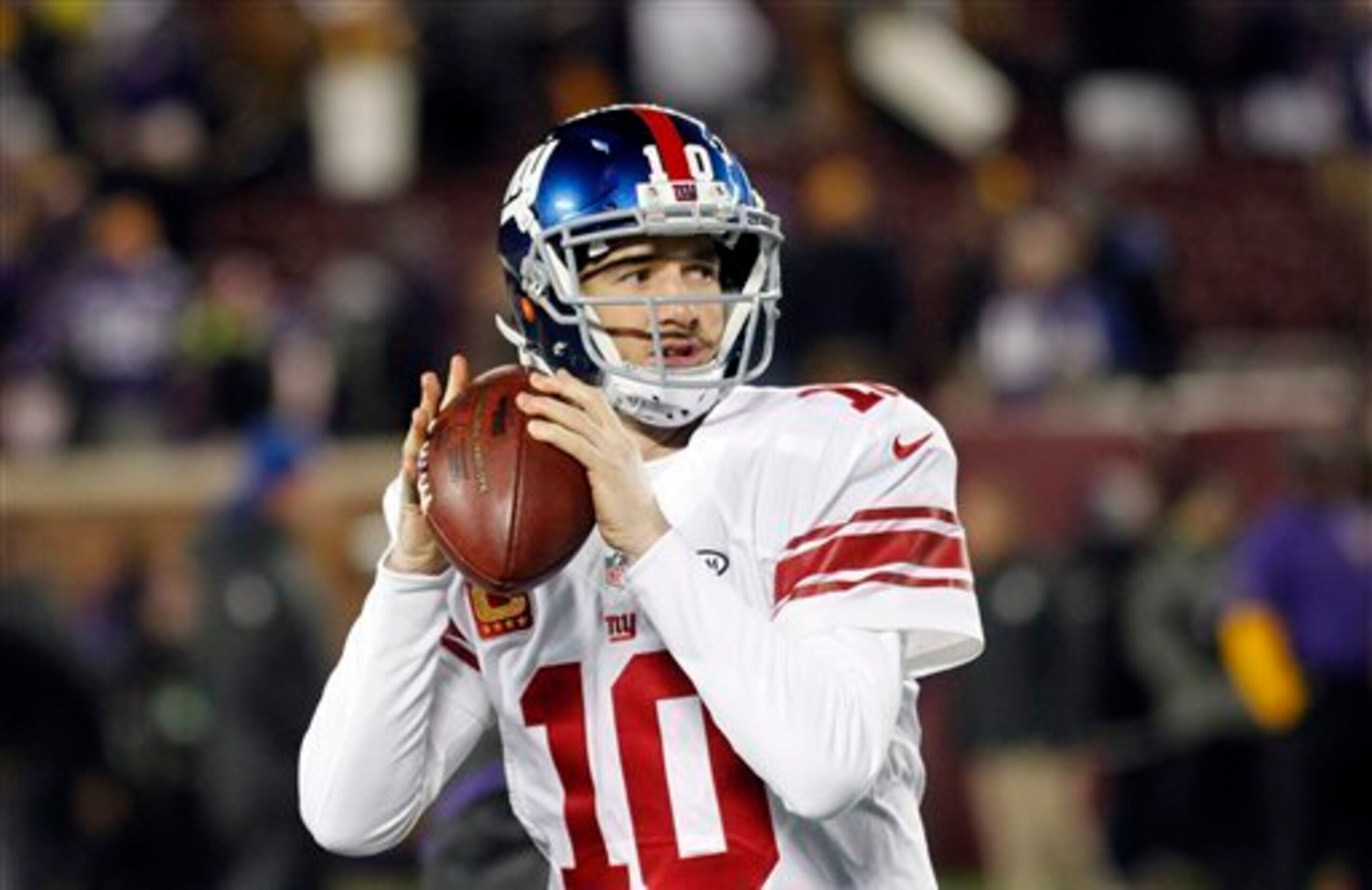 If you're smart enough to wait on a quarterback, Eli Manning is a nice target.