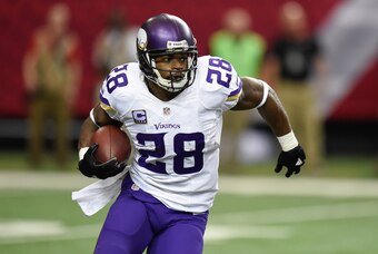 All signs point to another busy season on the ground for Adrian Peterson.