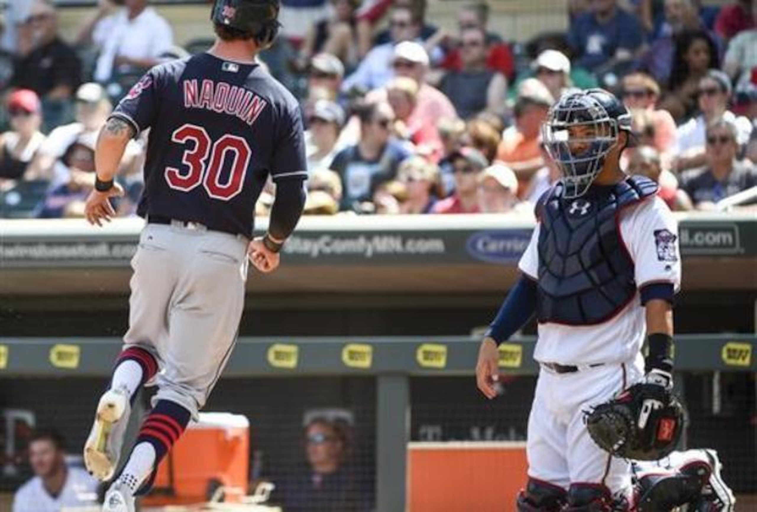 Tyler Naquin is a real Rookie of the Year candidate. Tyler Naquin is a real Rookie of the Year candidate.