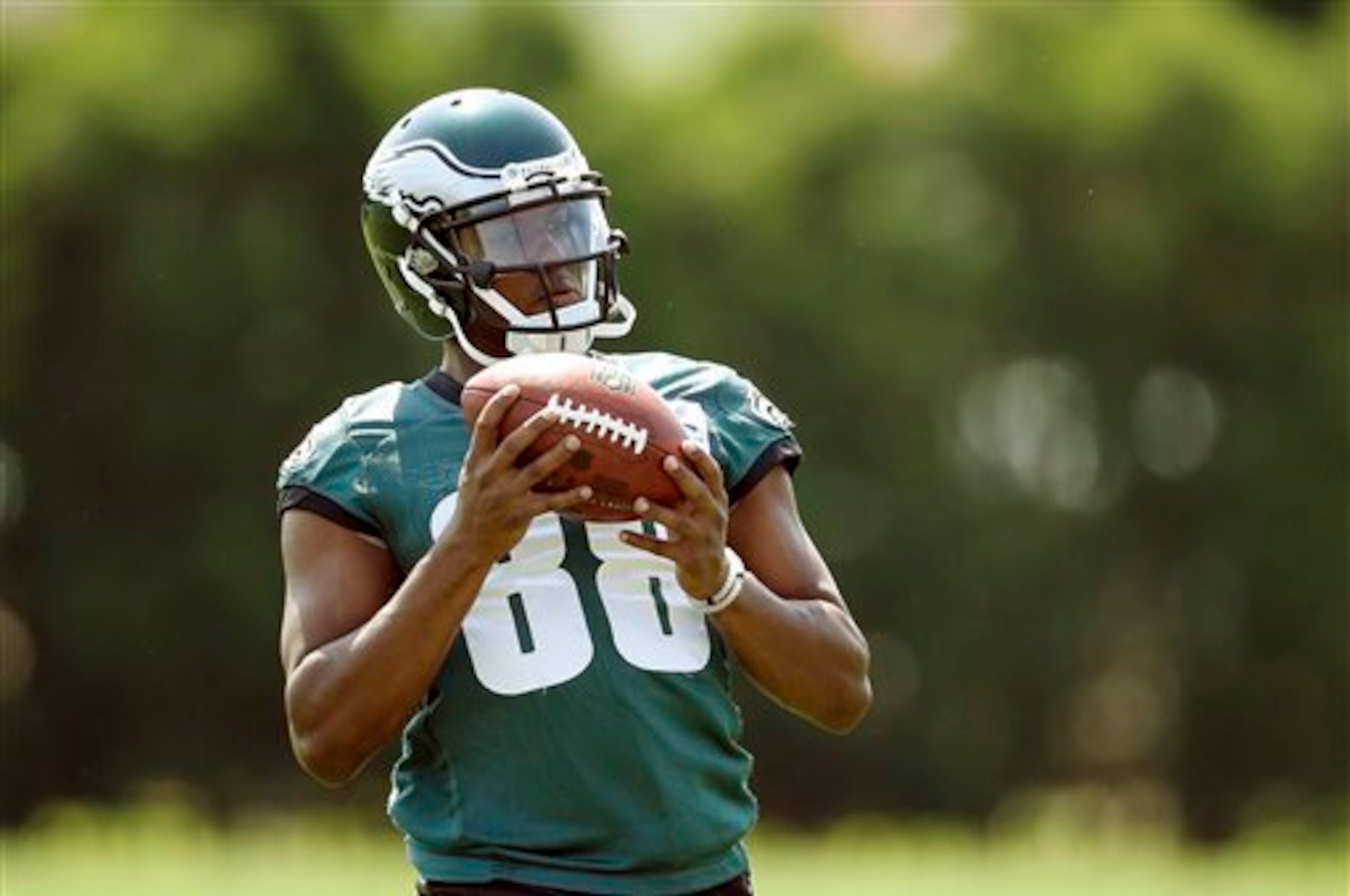 Eagles receiver Cayleb Jones just might have the goods to make the regular-season roster.