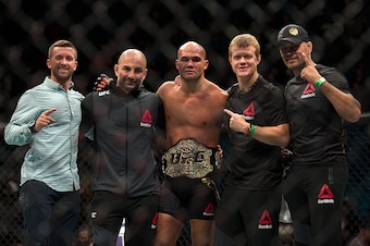 Robbie Lawler looks to defend his welterweight title for the third time.