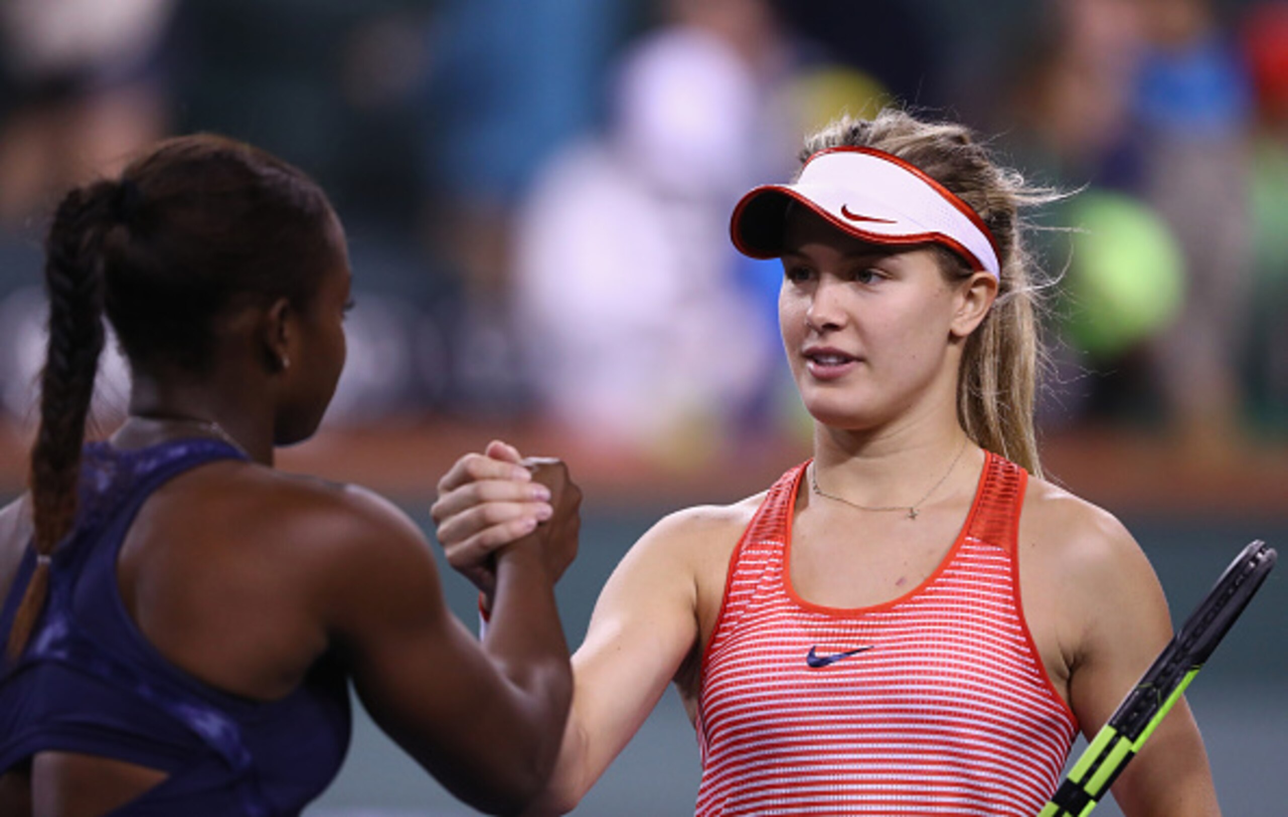 Sloane Stephens (left) and Eugenie Bouchard have struggled. Sloane Stephens (left) and Eugenie Bouchard have struggled.