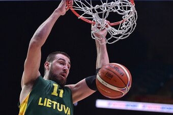 Expect to see Jonas Valanciunas complete more than a few dunks for Lithuania.