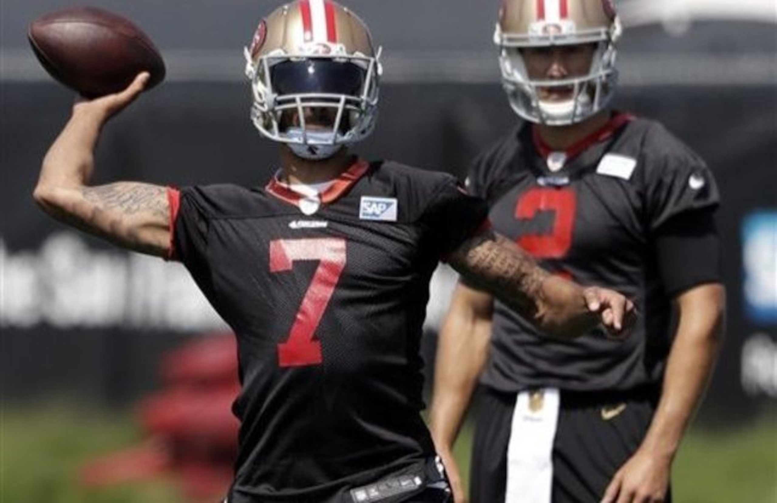49ers fans will be watching the quarterback battle intently this year.