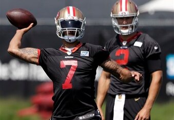 Which quarterback will emerge as the starter in San Francisco?