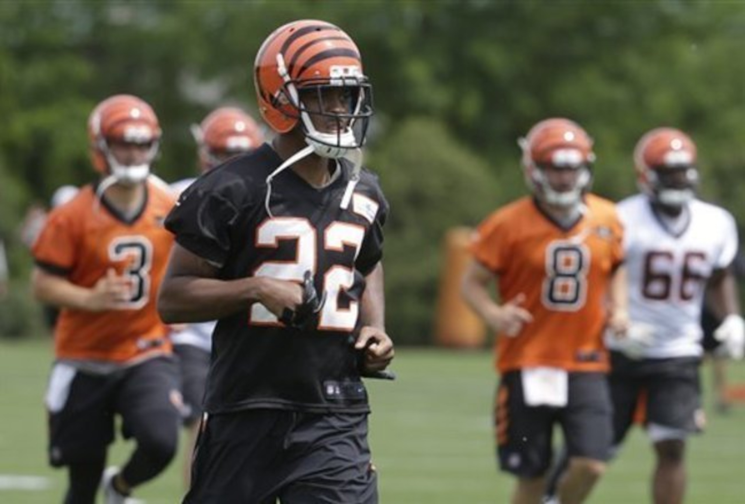 Rookie cornerback William Jackson III suffered a torn pectoral muscle early in training camp.