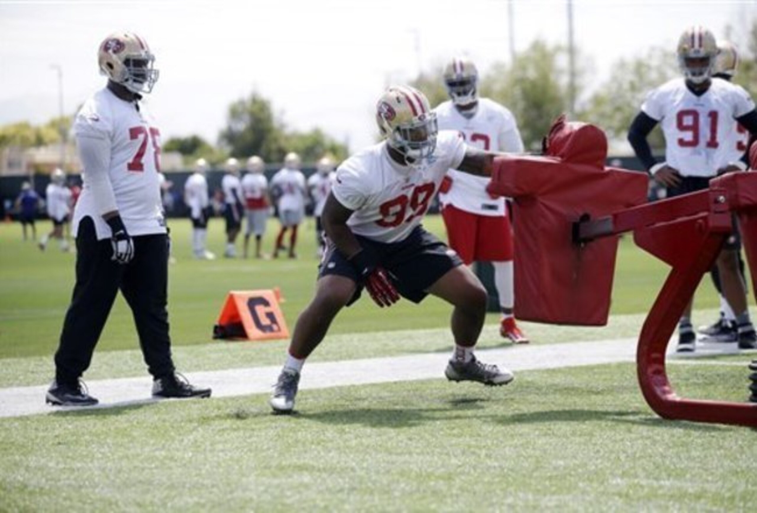 49ers rookie DeForest Buckner has been impressive during training camp.