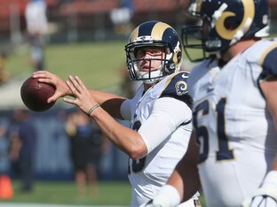 Rookie Jared Goff is inching closer to the starting job, but he isn't there yet.
