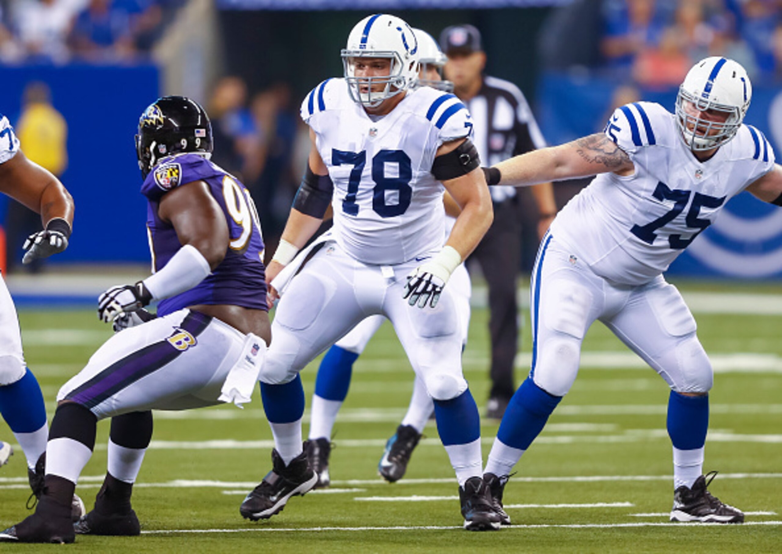 Rookie center Ryan Kelly should be an immediate asset in the middle of the Indianapolis line.