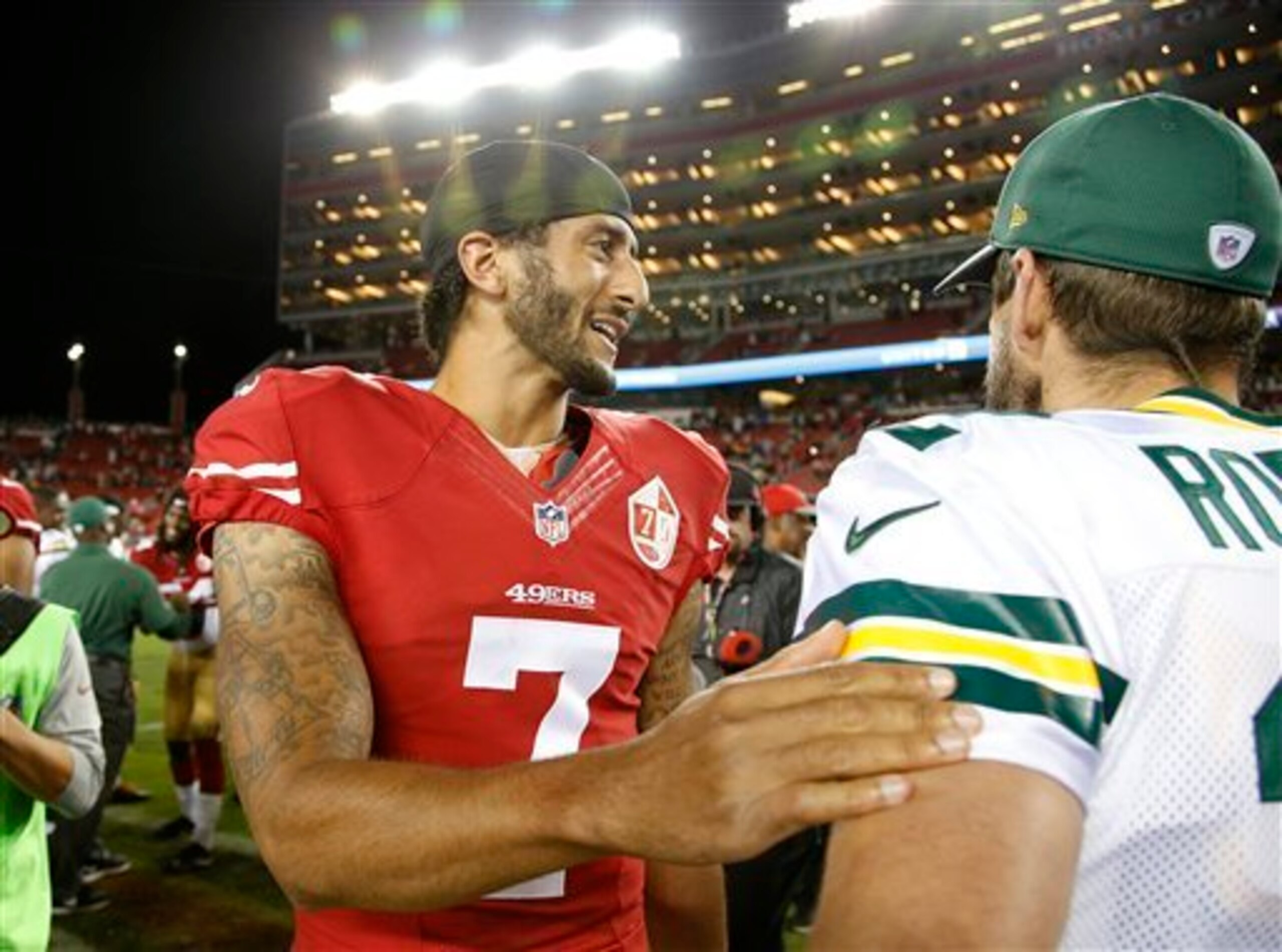 Colin Kaepernick finally made his 2016 preseason debut.