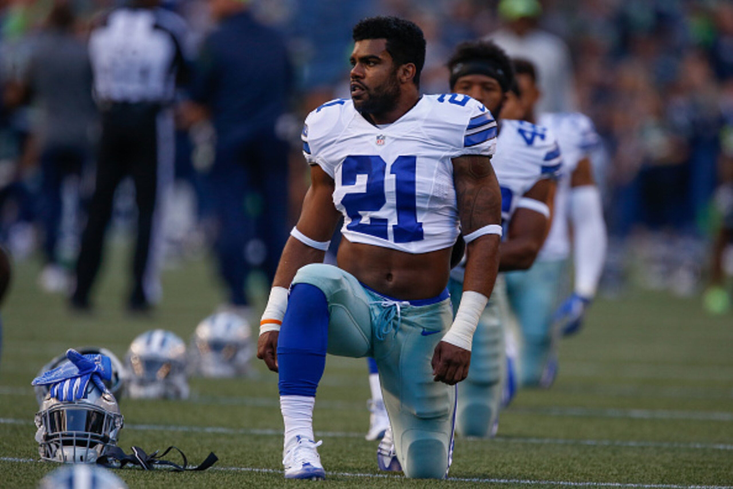 Ezekiel Elliott was strong in his NFL preseason debut.