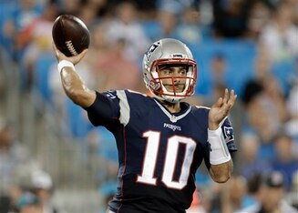 Jimmy Garoppolo is expected to be the Patriots' starting quarterback for the first month of 2016.