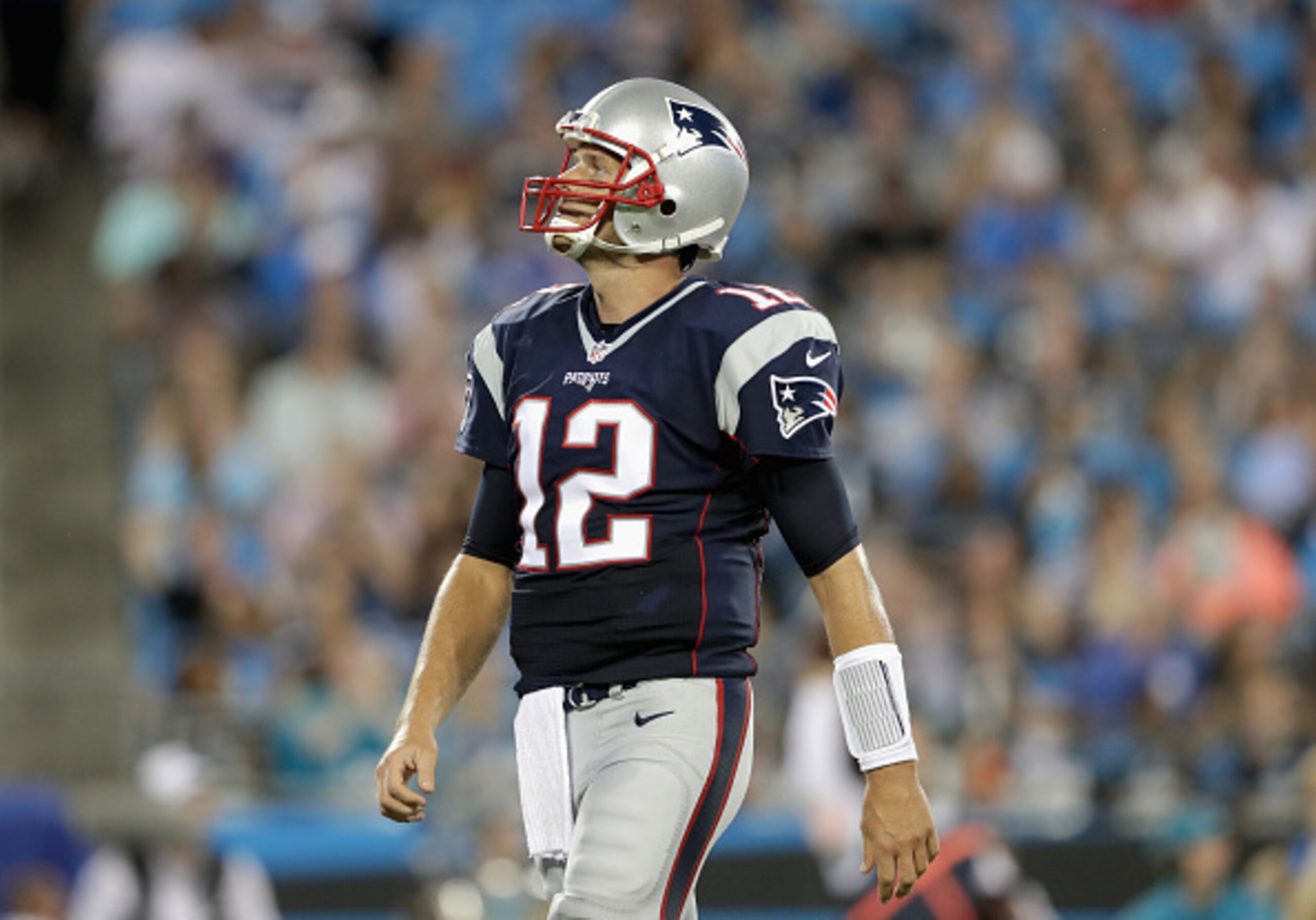 Tom Brady flashed his trademark accuracy against the Panthers in his preseason debut.