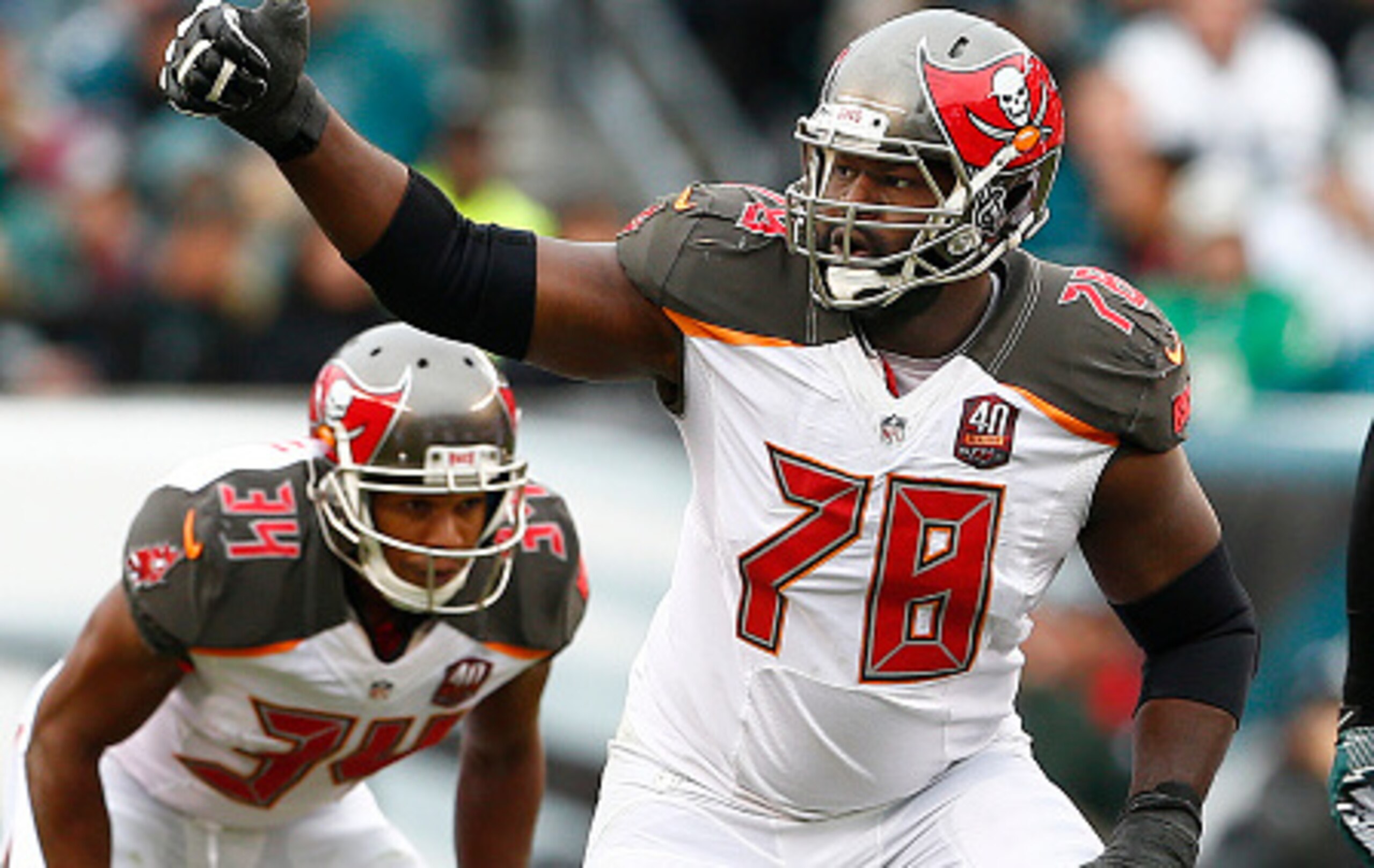 Gosder Cherilus is due $3 million in base salary this season.
