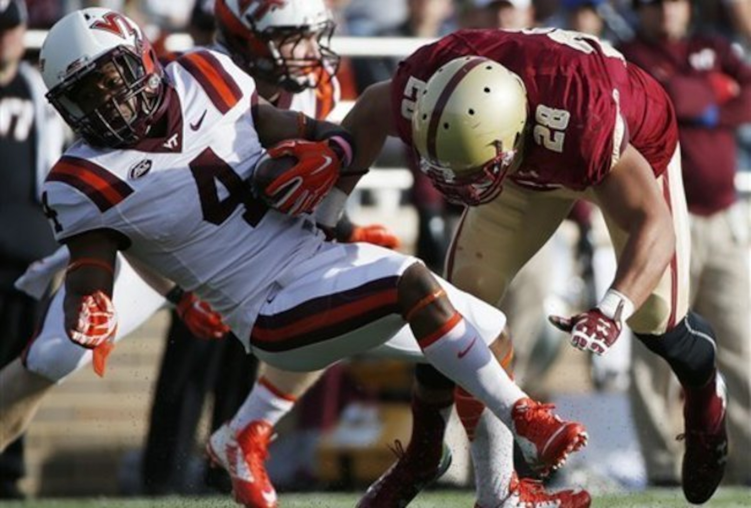 Matt Milano makes impacts all over the field for the Boston College defense.