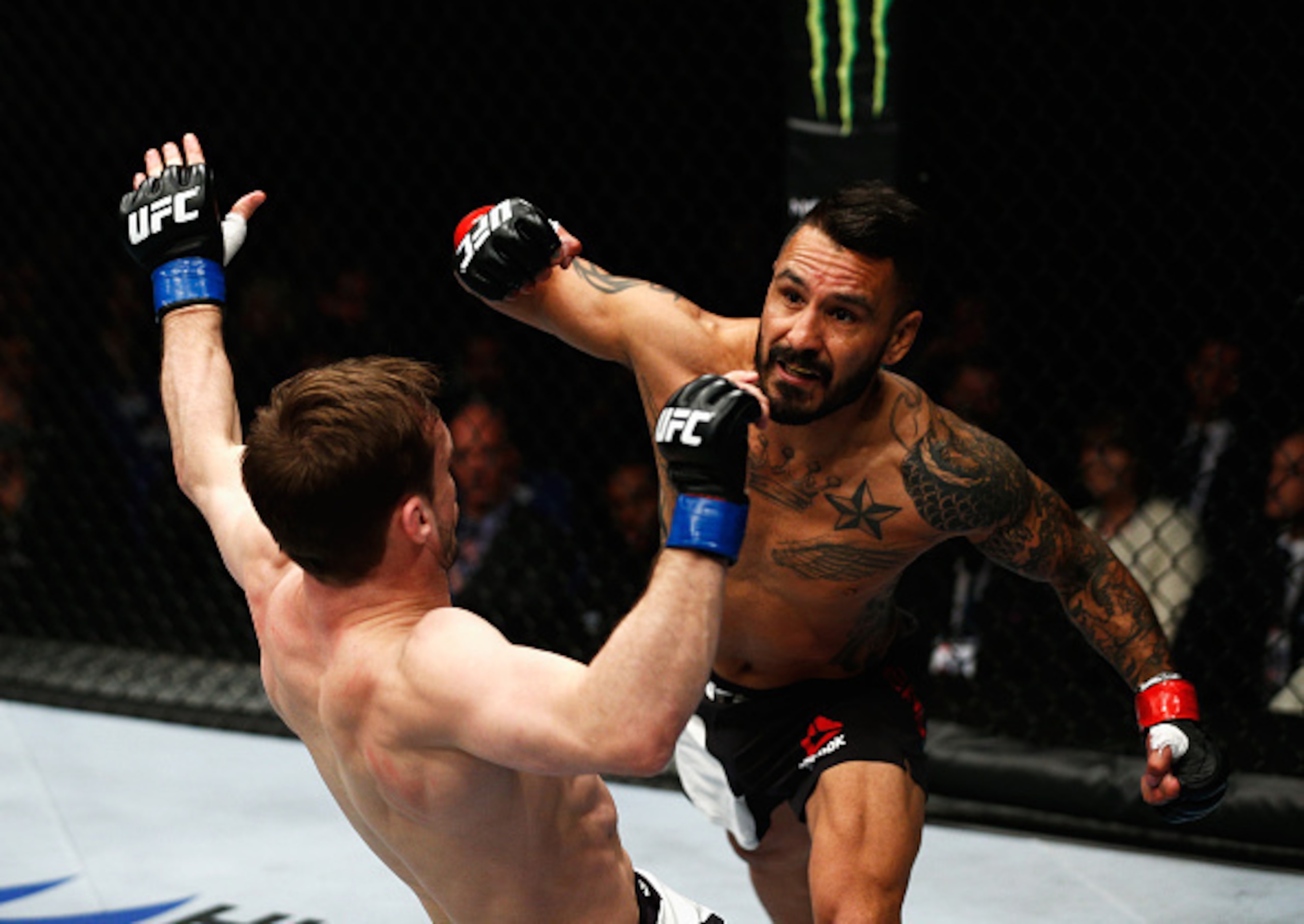 Francisco Rivera fighting Brad Pickett
