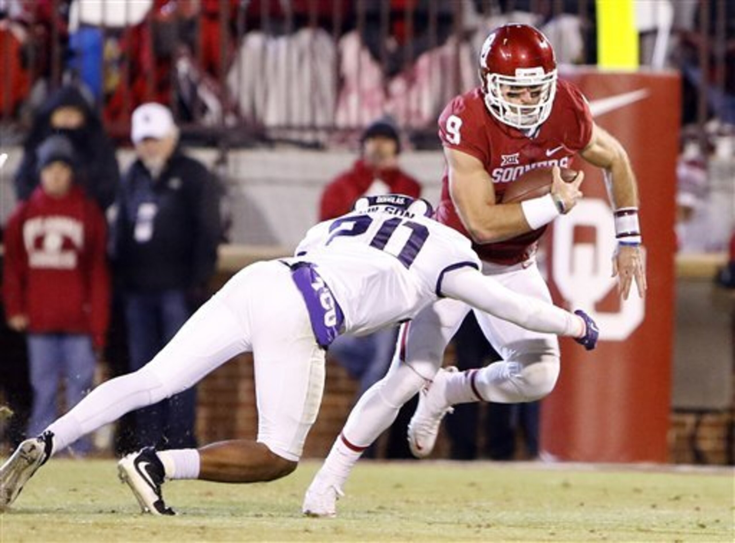 TCU's Montrel Wilson, recruited as a safety, started seven games at linebacker for TCU in 2015.