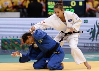 You don't want Majlinda Kelmendi standing over you.