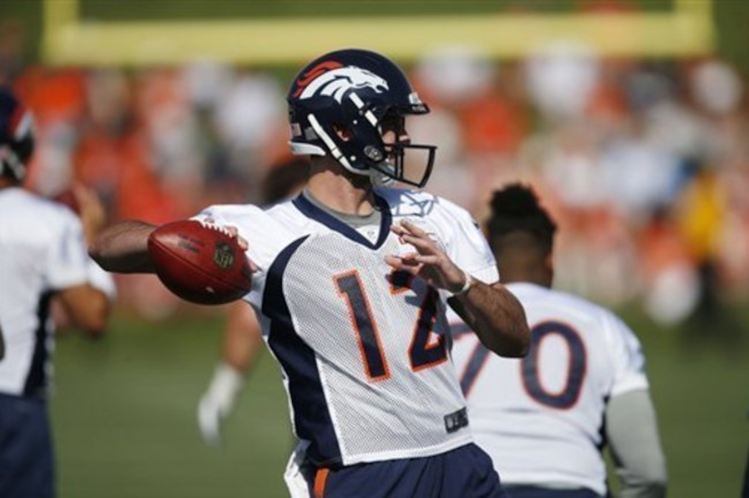 Denver quarterback Paxton Lynch has a shot at the starting job as a rookie.