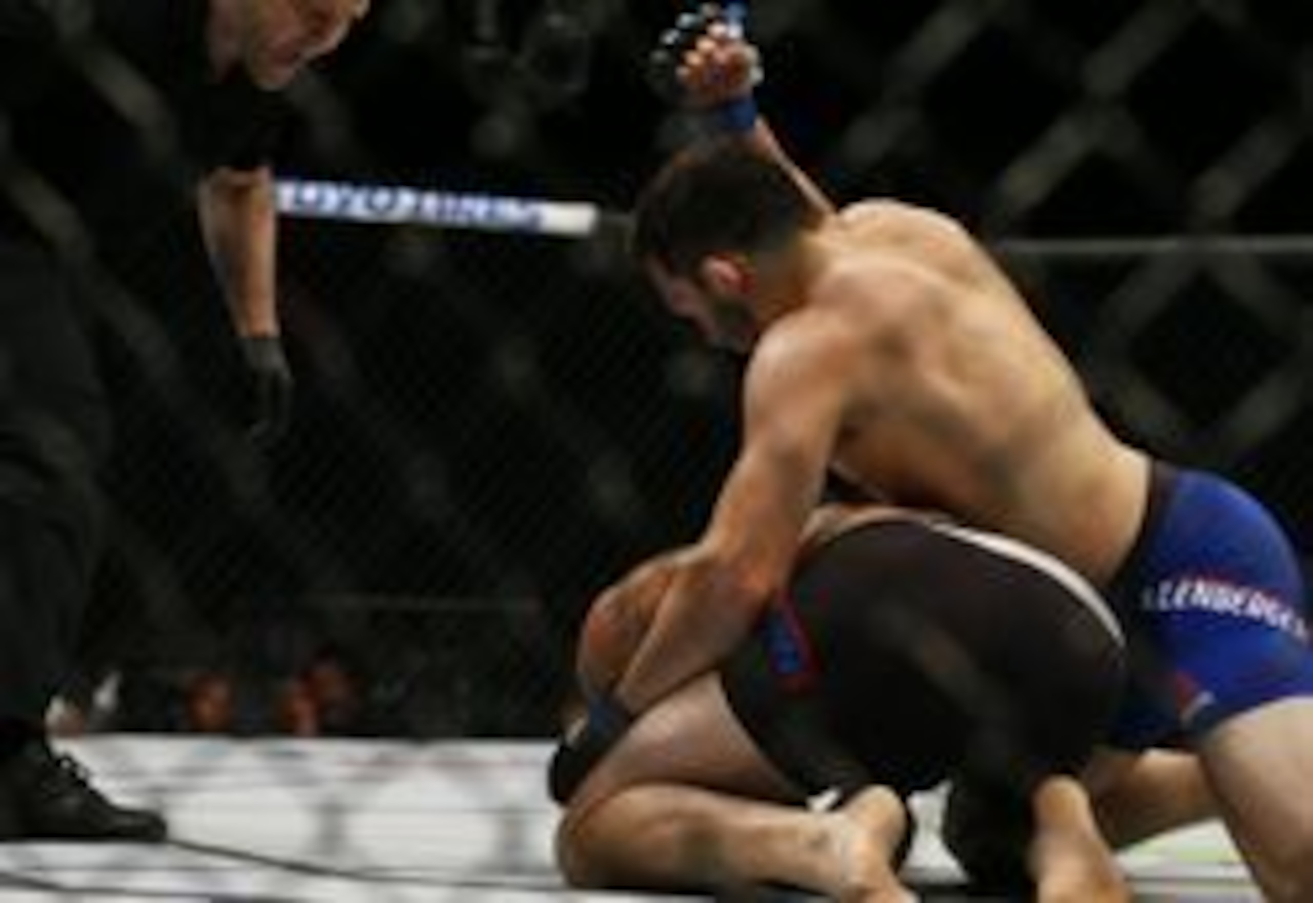 Ellenberger finished Matt Brown in the first round.