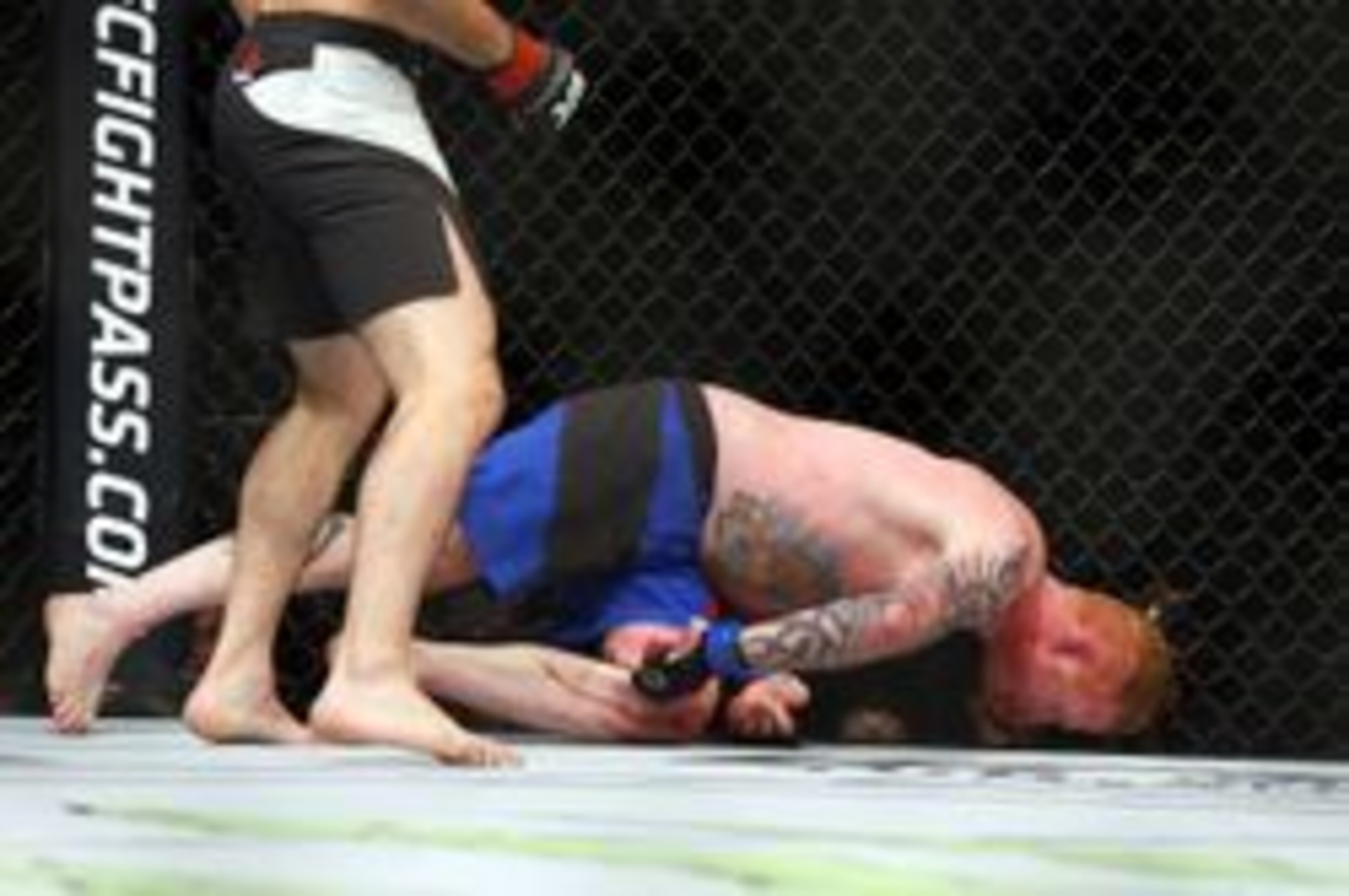 Ed Herman ate a flush headkick on Fox Sports 2.
