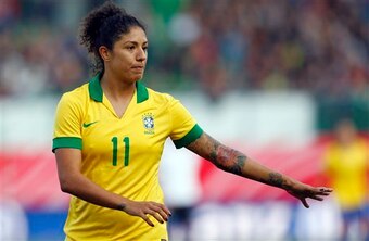 Brazil's Cristiane.