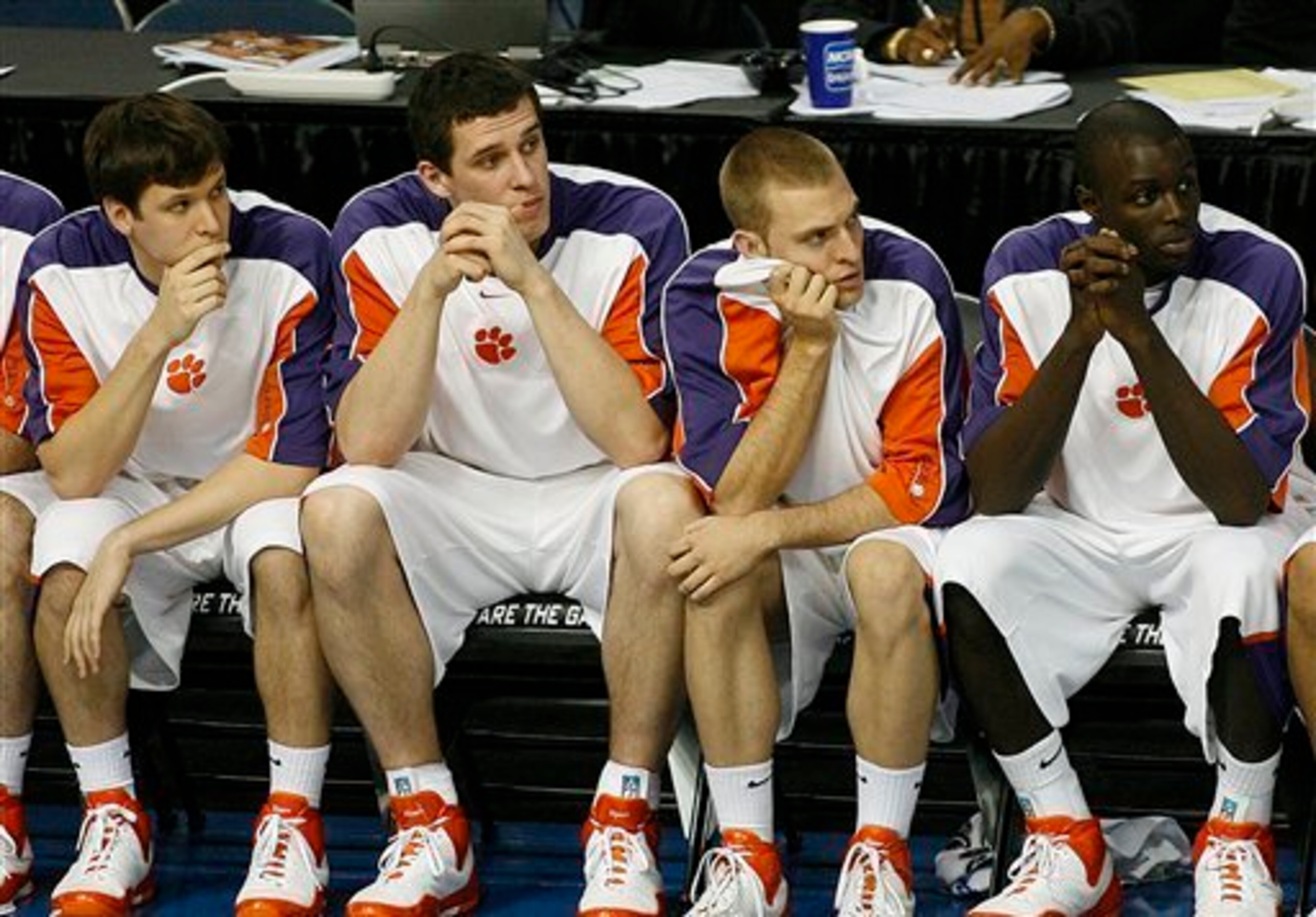 Clemson's bench got used to watching first-round upsets.